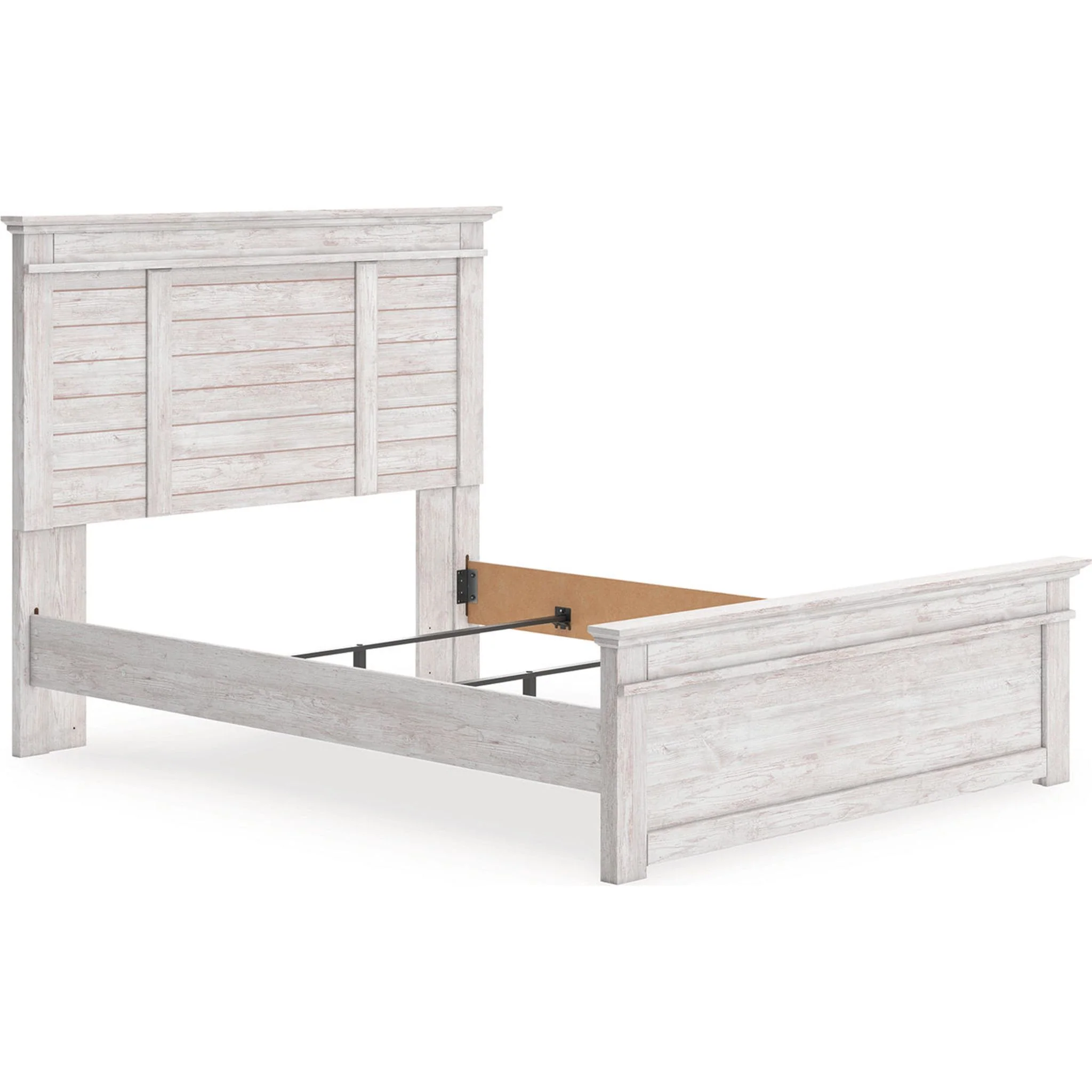 Makidern Queen Panel Bed - Whitewash - Image 3