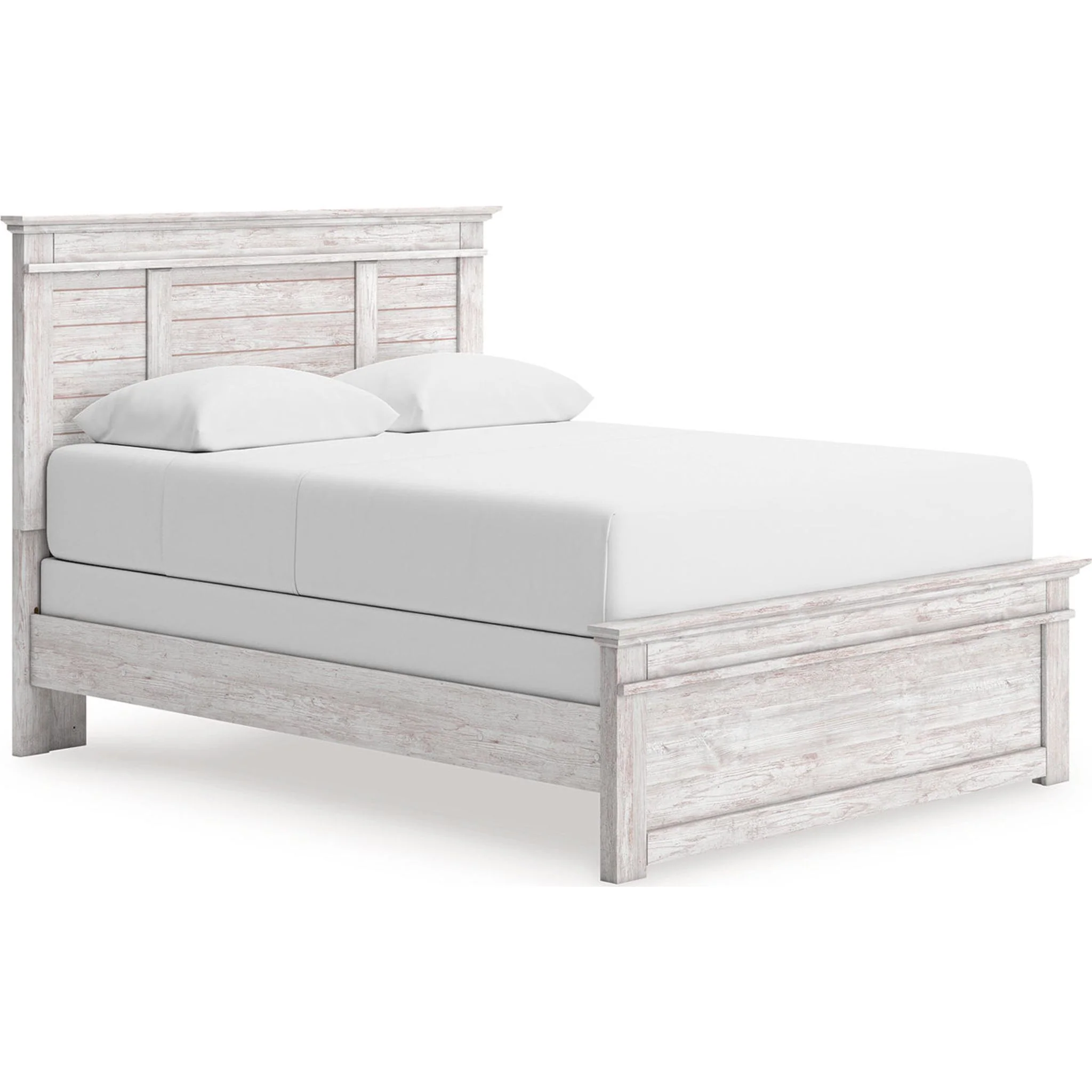 Makidern Queen Panel Bed - Whitewash - Image 4