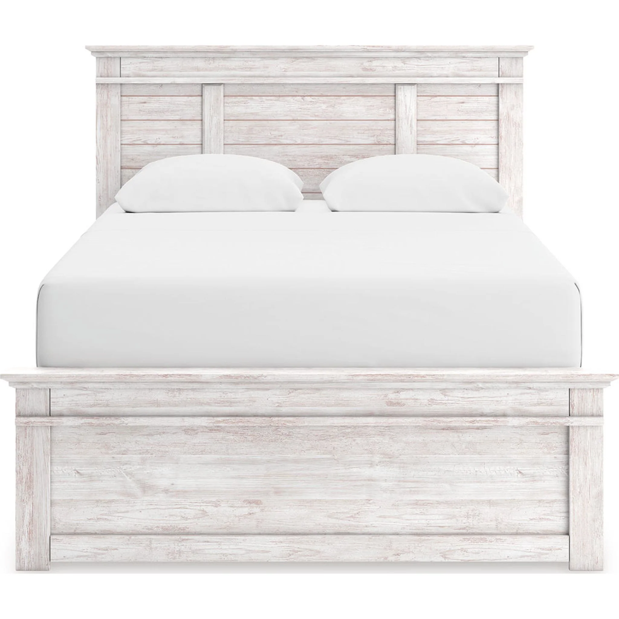 Makidern Queen Panel Bed - Whitewash - Image 7