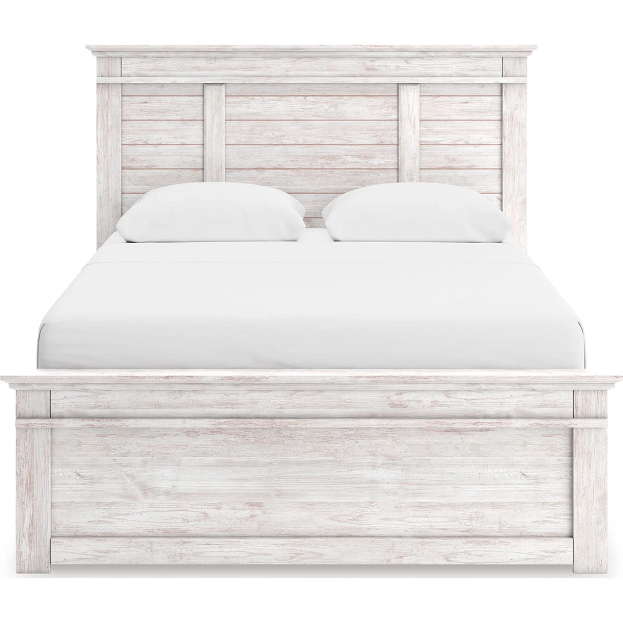 Makidern Queen Storage Bed - Whitewash - Image 7