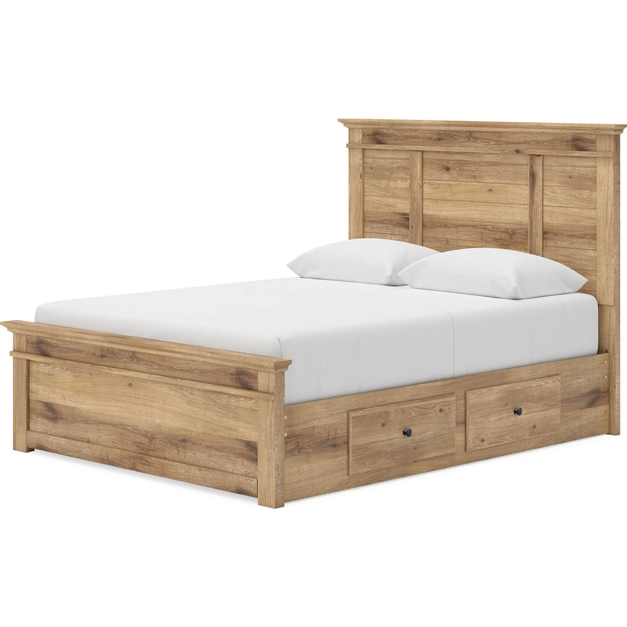 Makidern Queen Storage Bed - Tan - Image 2