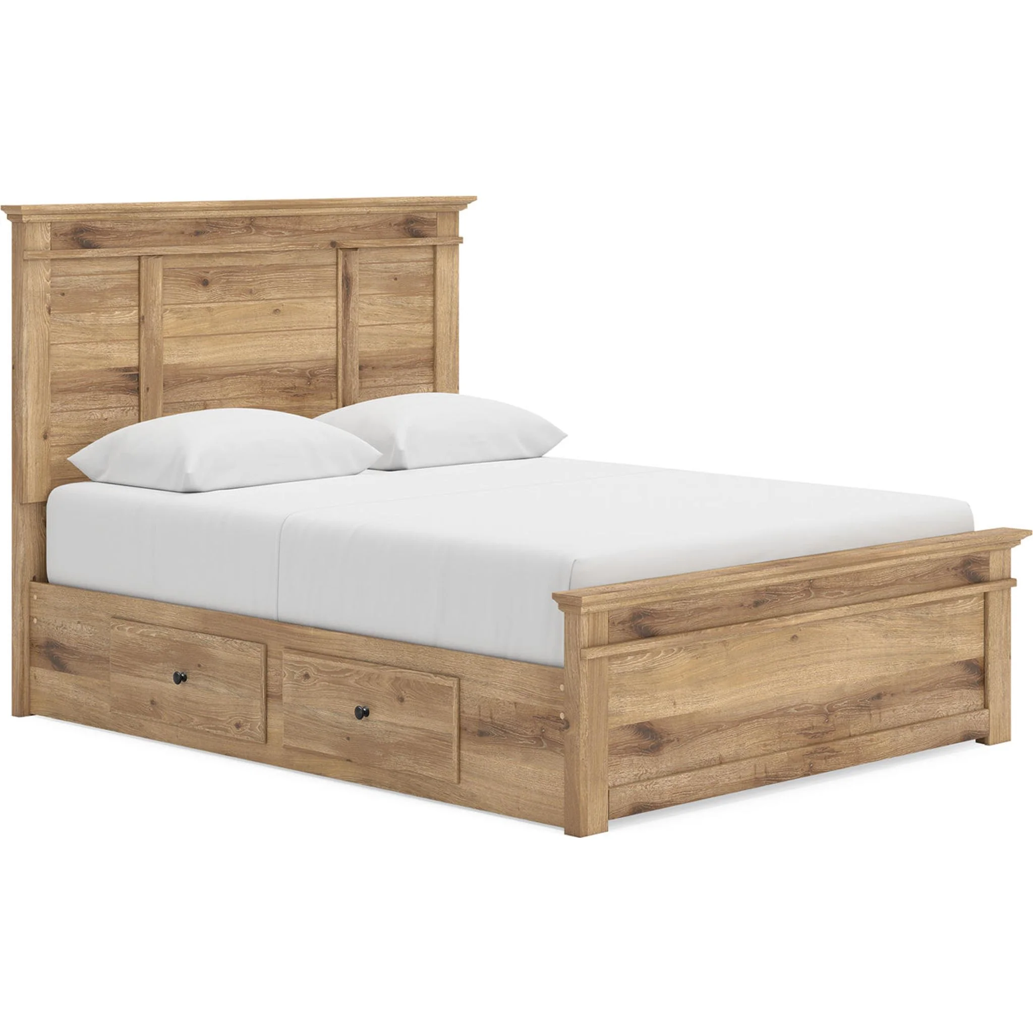 Makidern Queen Storage Bed - Tan - Image 5
