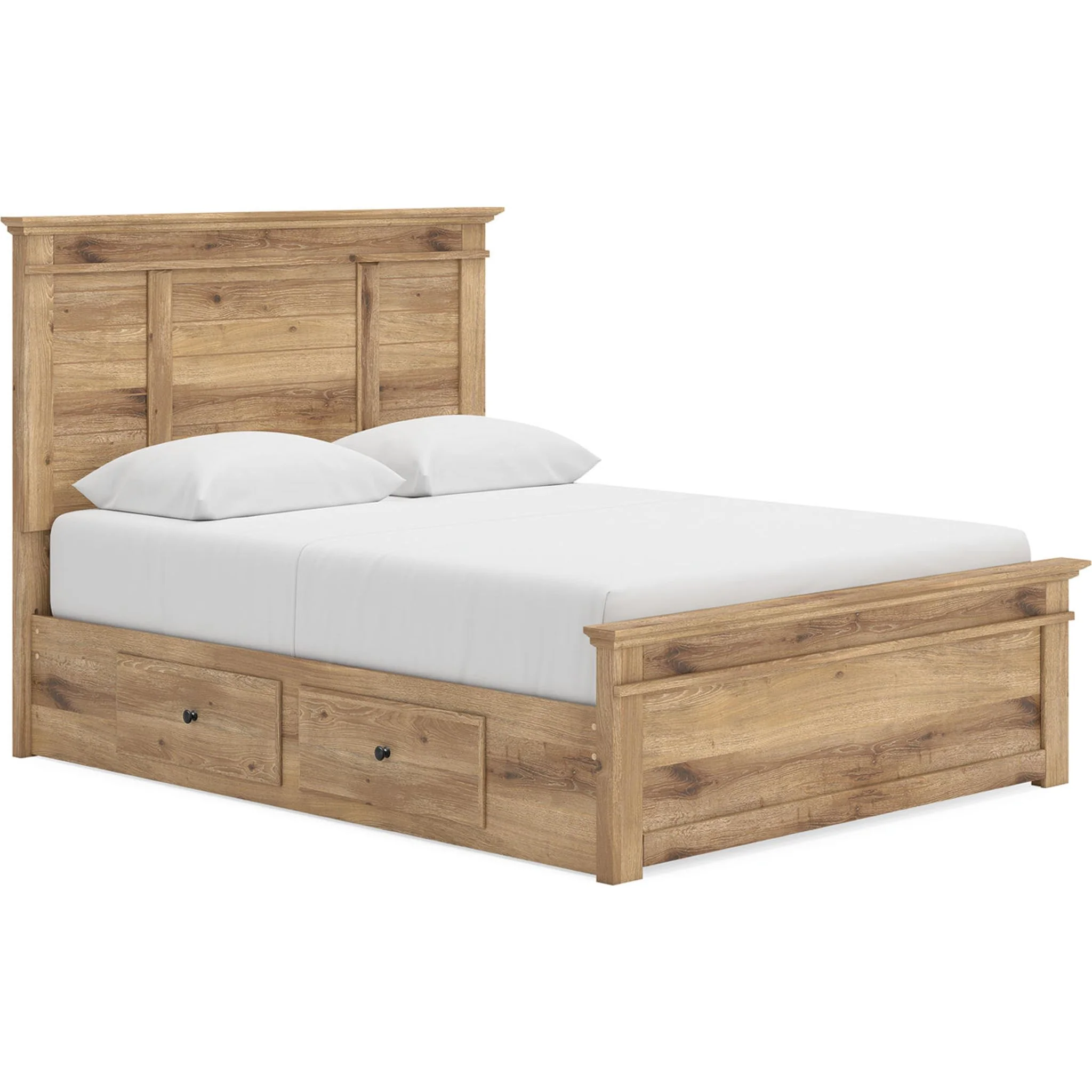 Makidern Queen Storage Bed - Tan