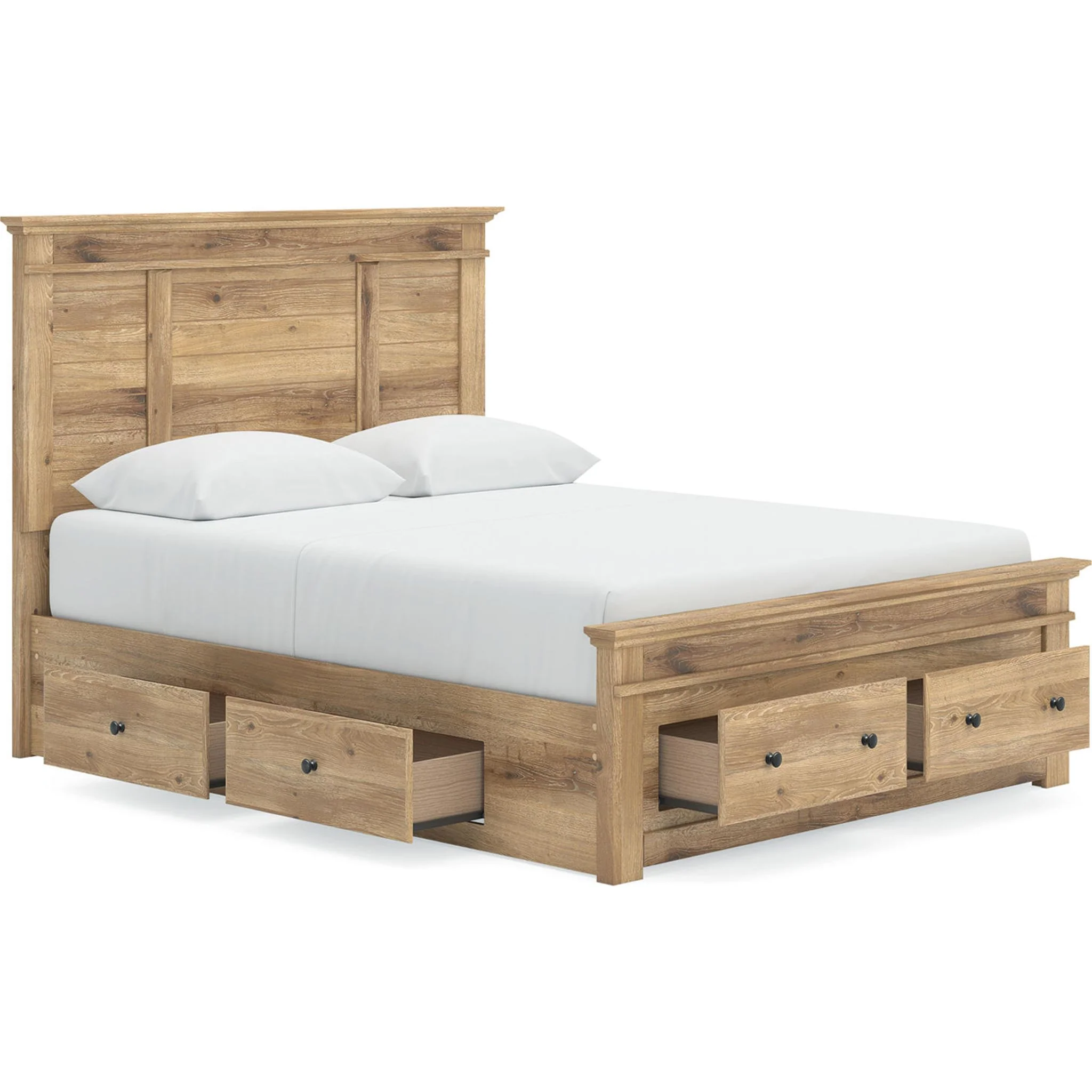 Makidern Queen Storage Bed - Tan - Image 5