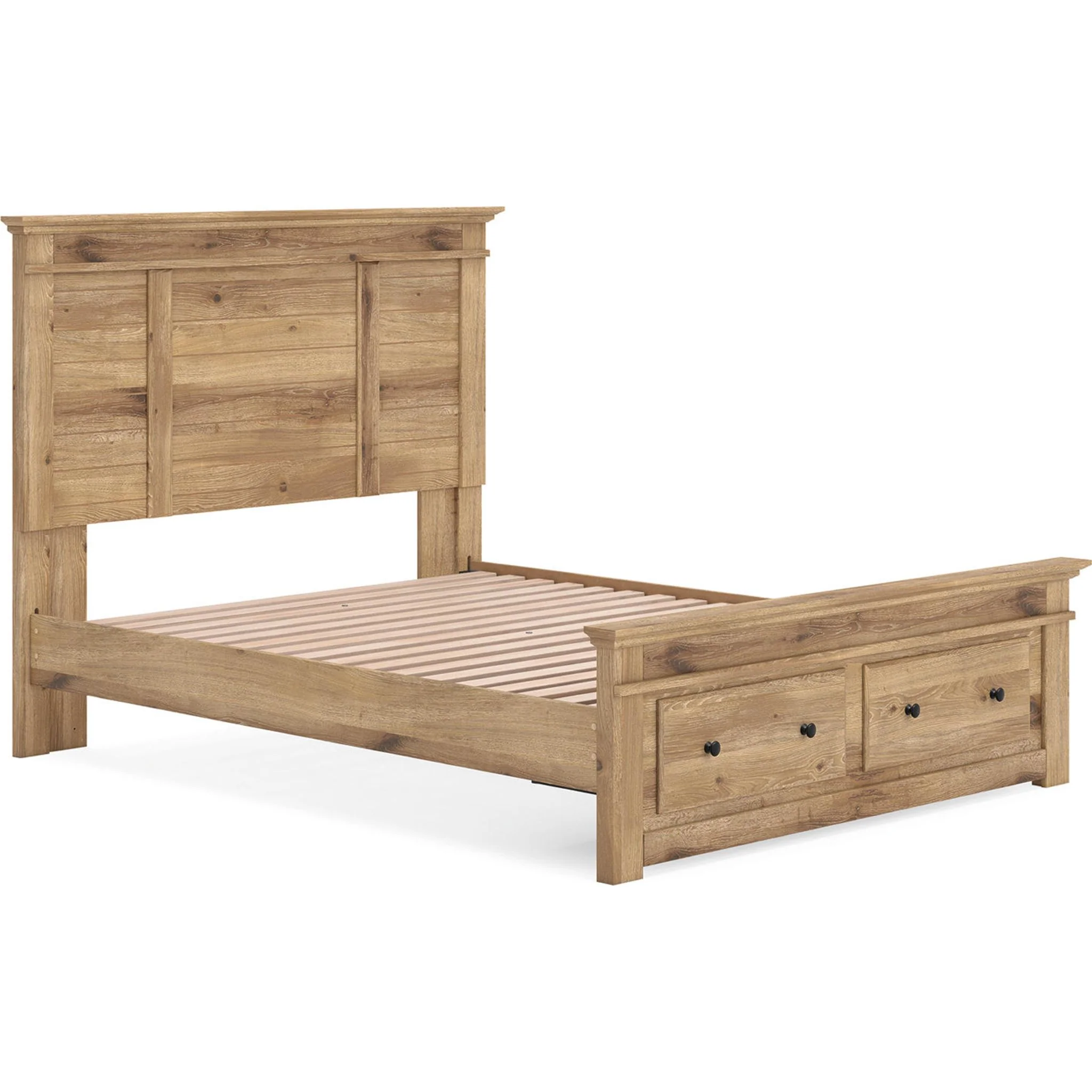 Makidern Queen Storage Bed - Tan - Image 4
