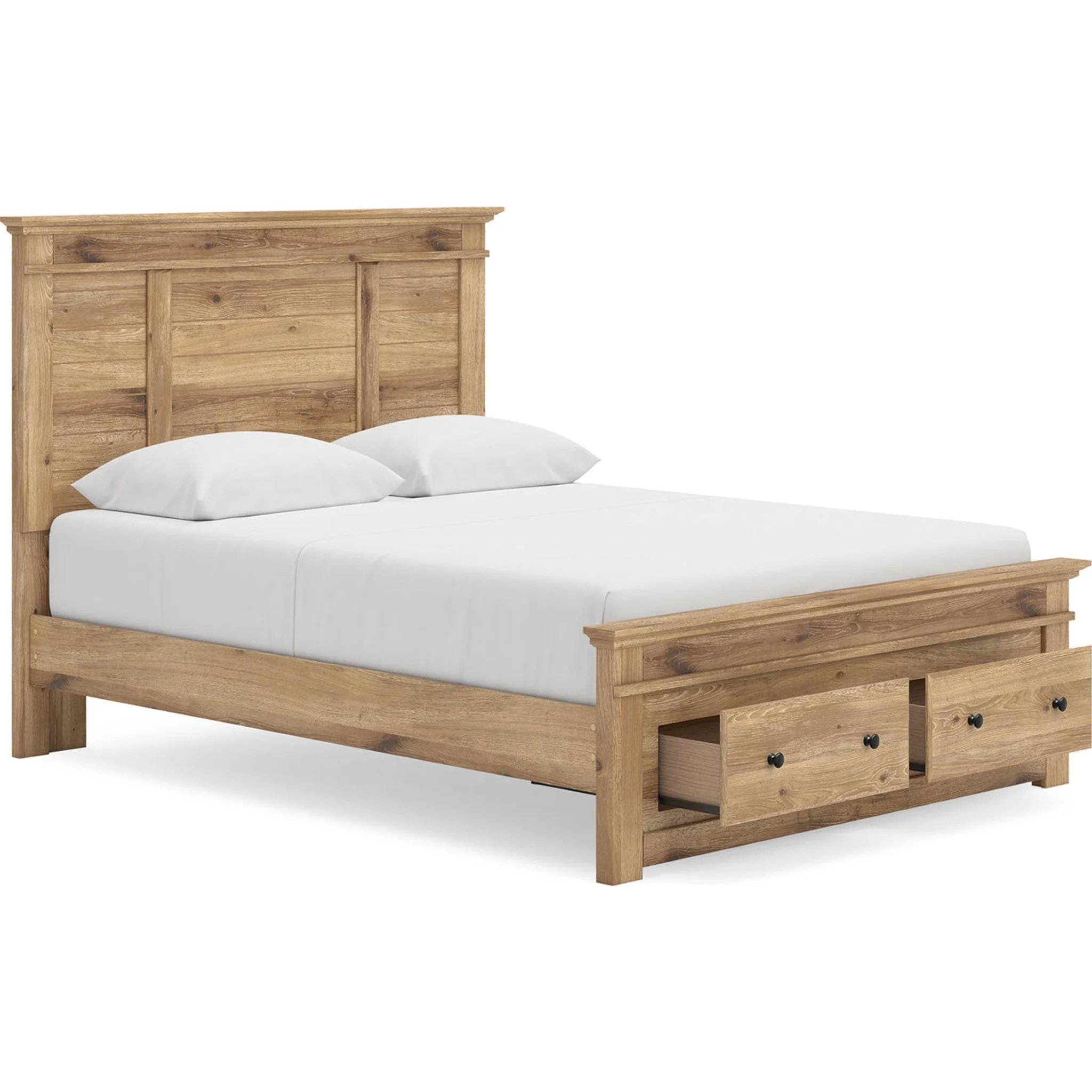 Makidern Queen Storage Bed - Tan - Image 5