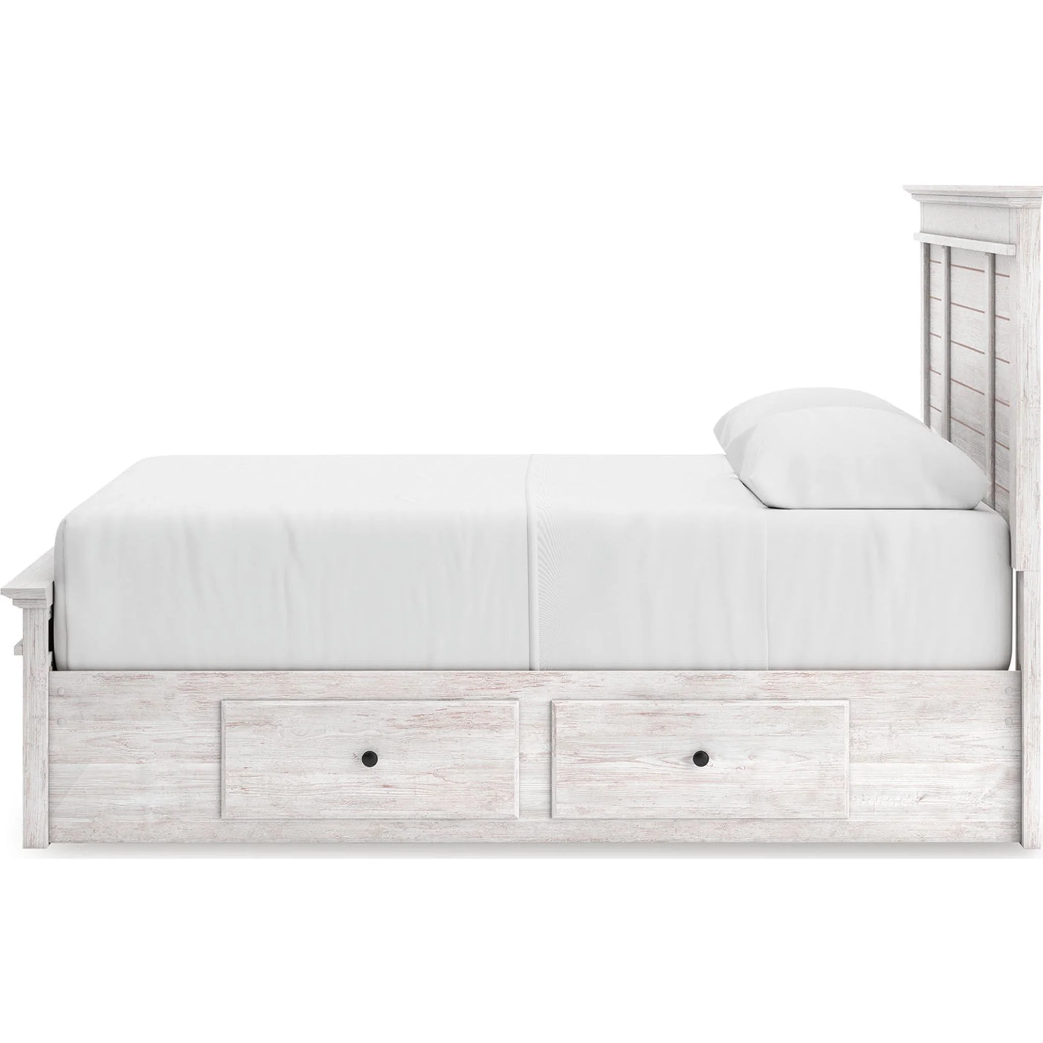 Makidern Queen Storage Bed - Whitewash - Image 7