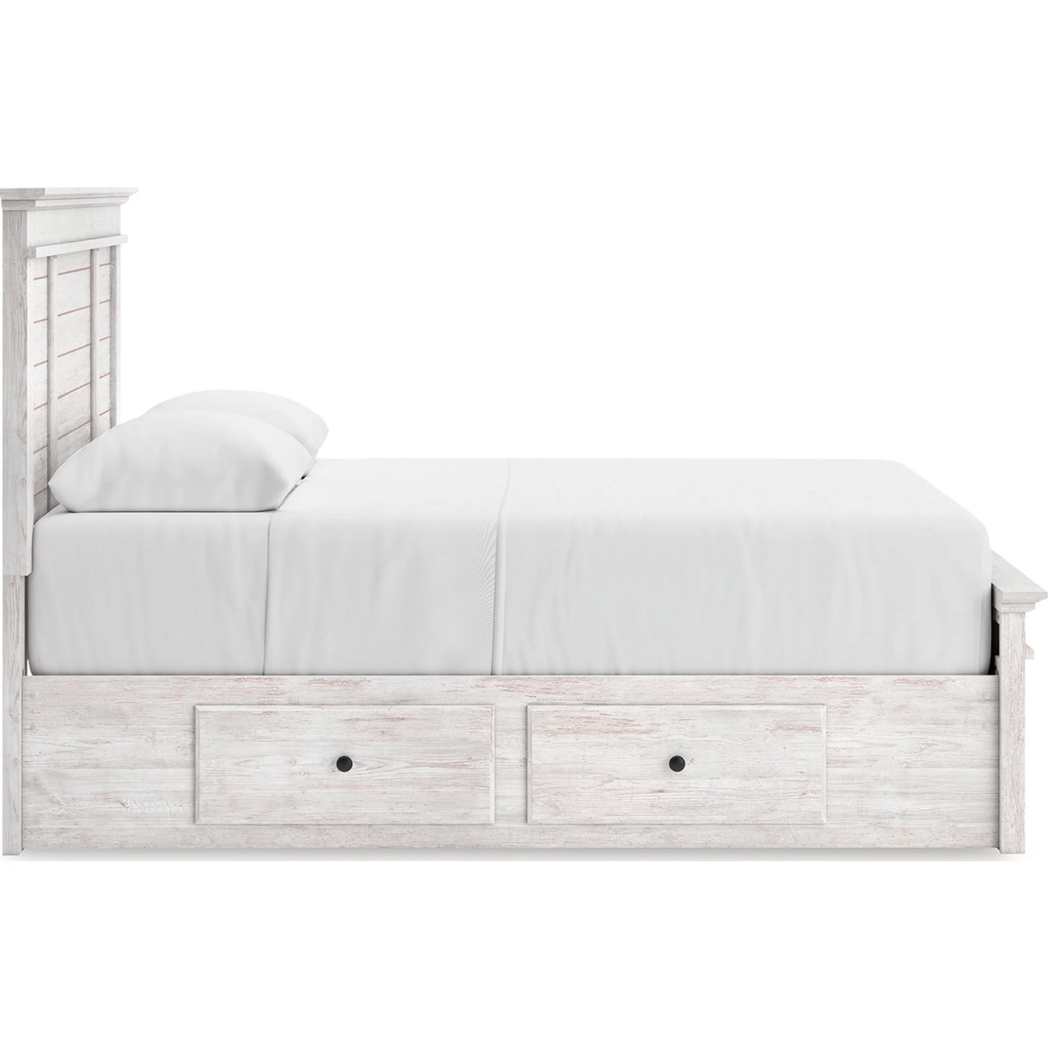 Makidern Queen Storage Bed - Whitewash - Image 9