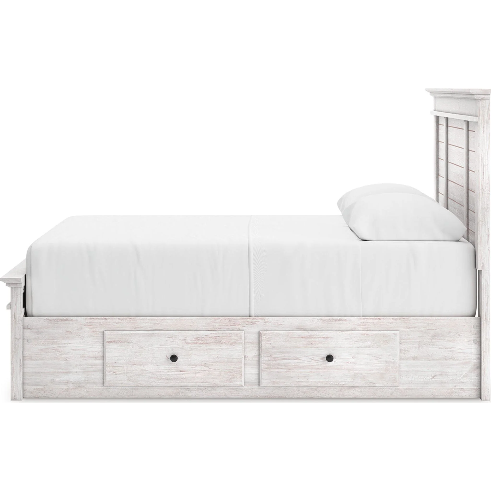 Makidern Queen Storage Bed - Whitewash - Image 7