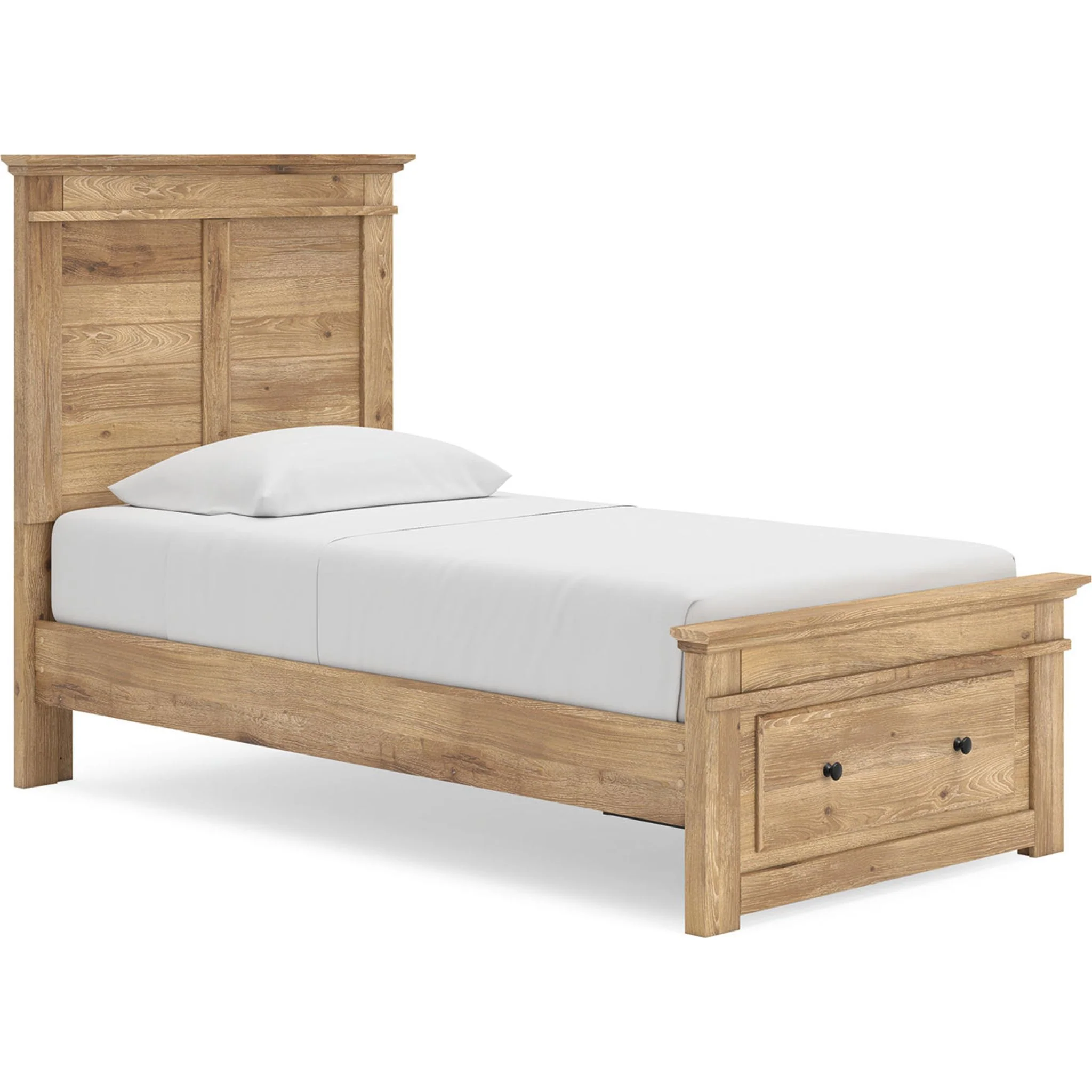 Makidern Twin Storage Bed - Tan