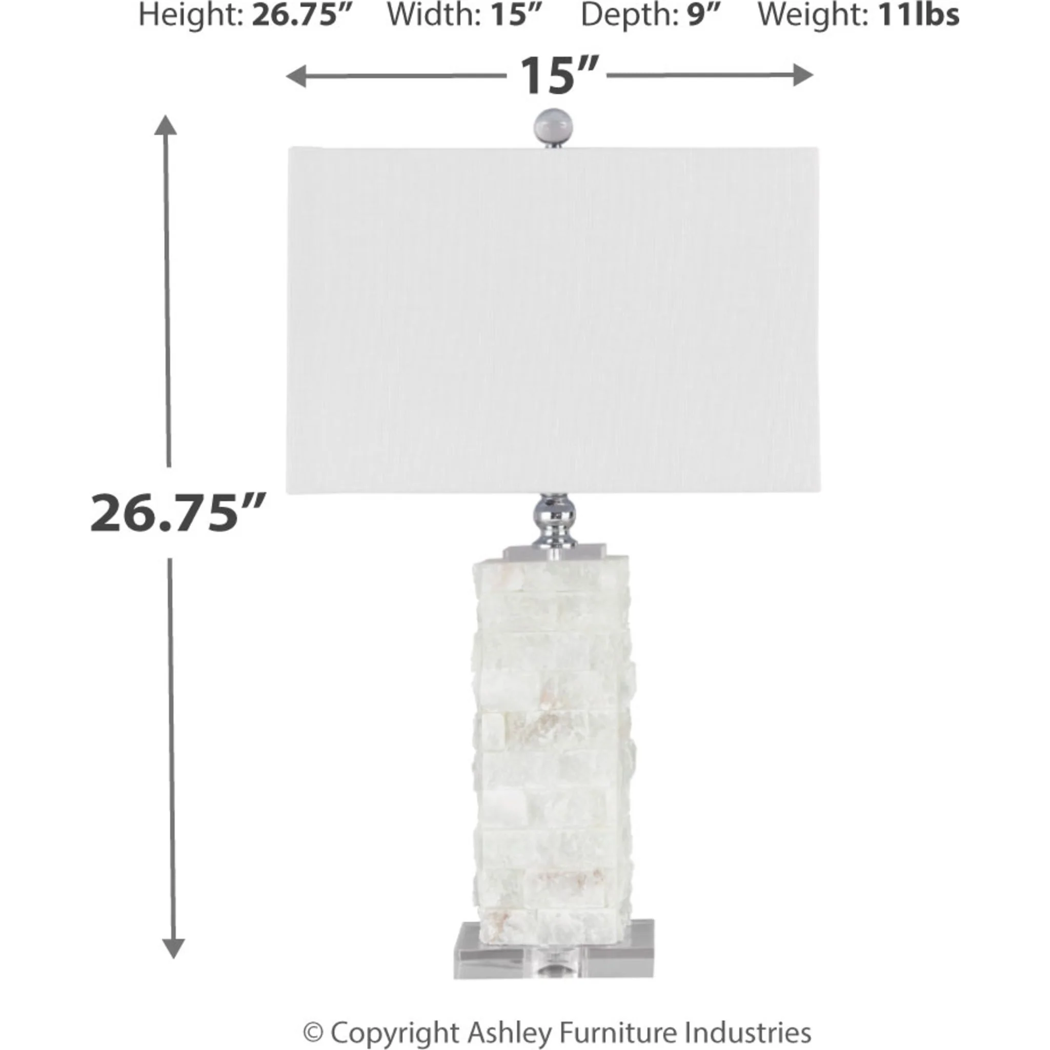 Malise Table Lamp 26.75" - Image 4