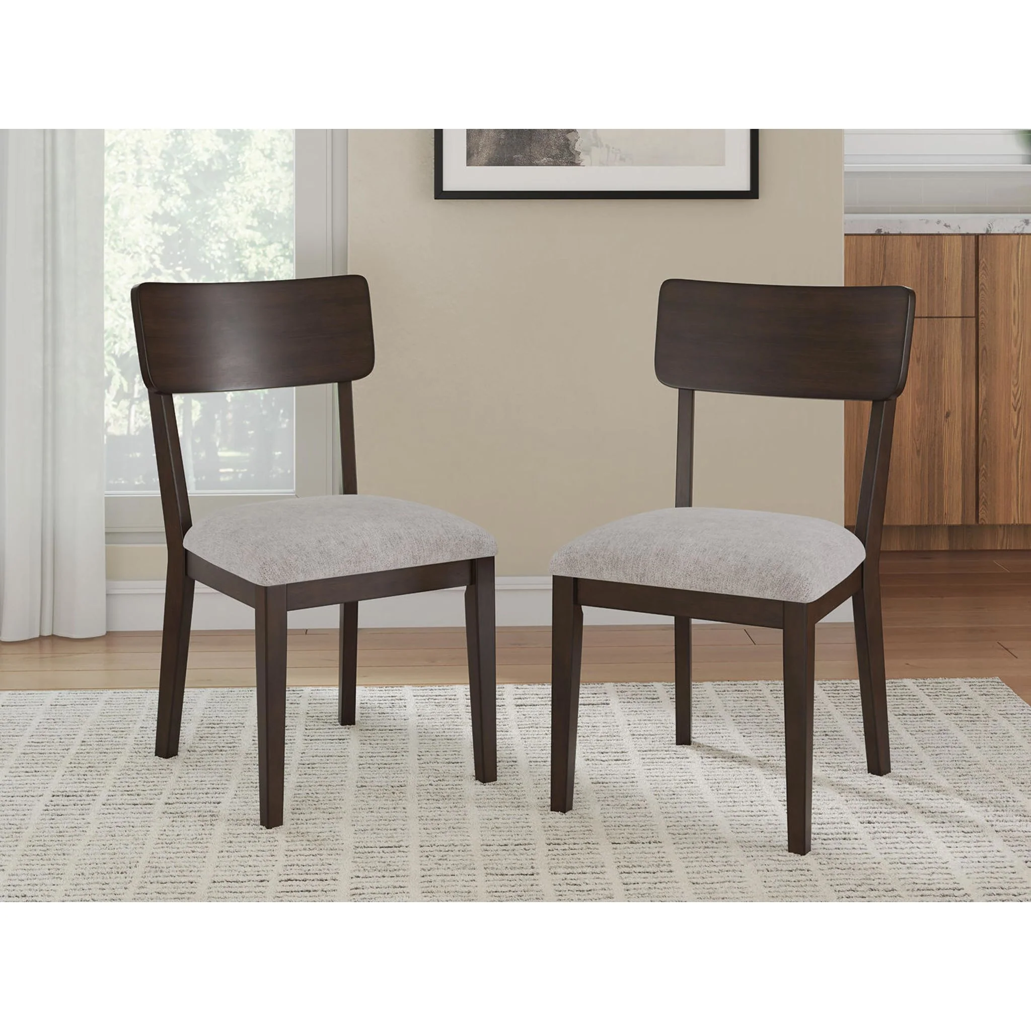 Mallenette Dining Chair - Merlot - (PCD607-07) - Image 2