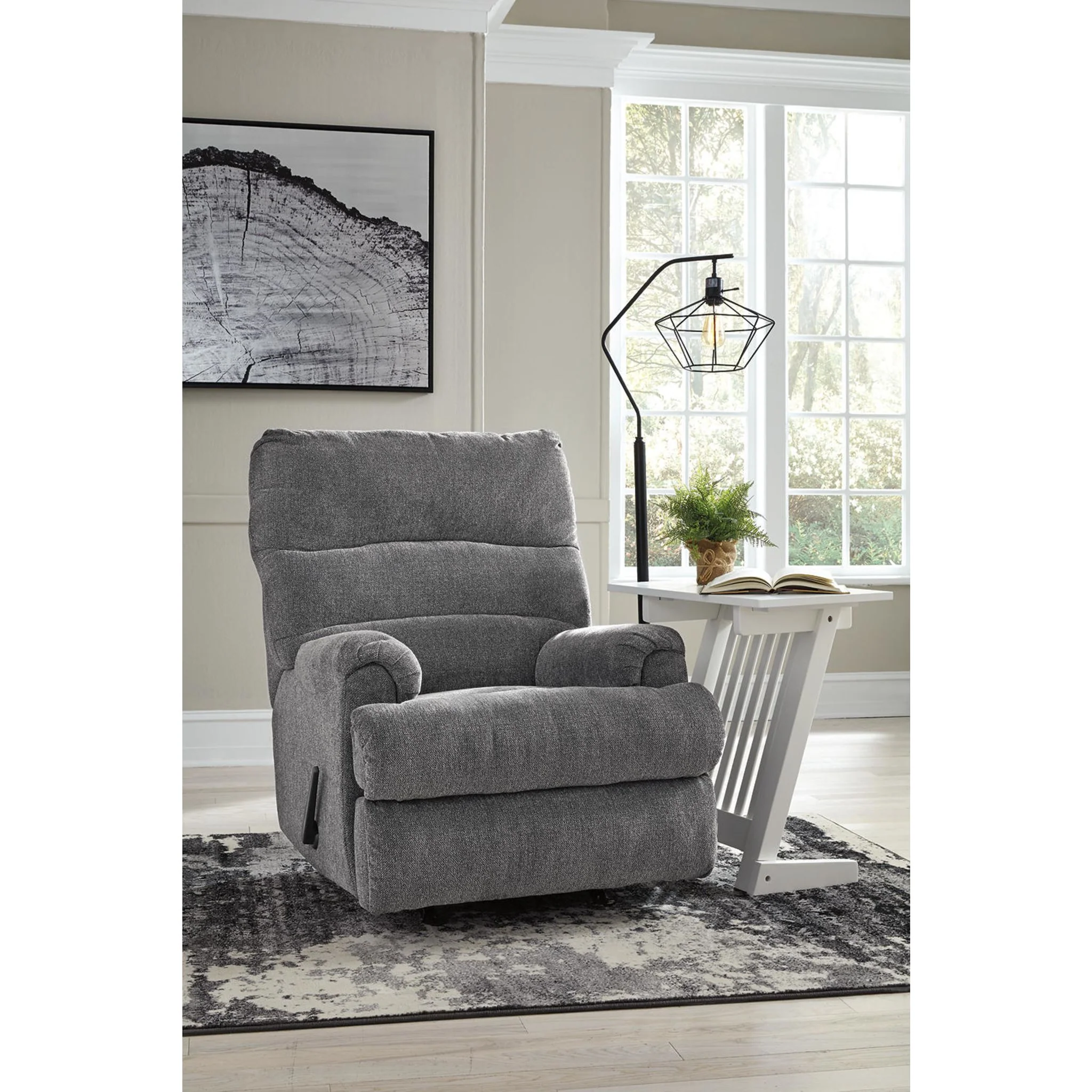 Man Fort Rocker Recliner - Graphite - Image 2