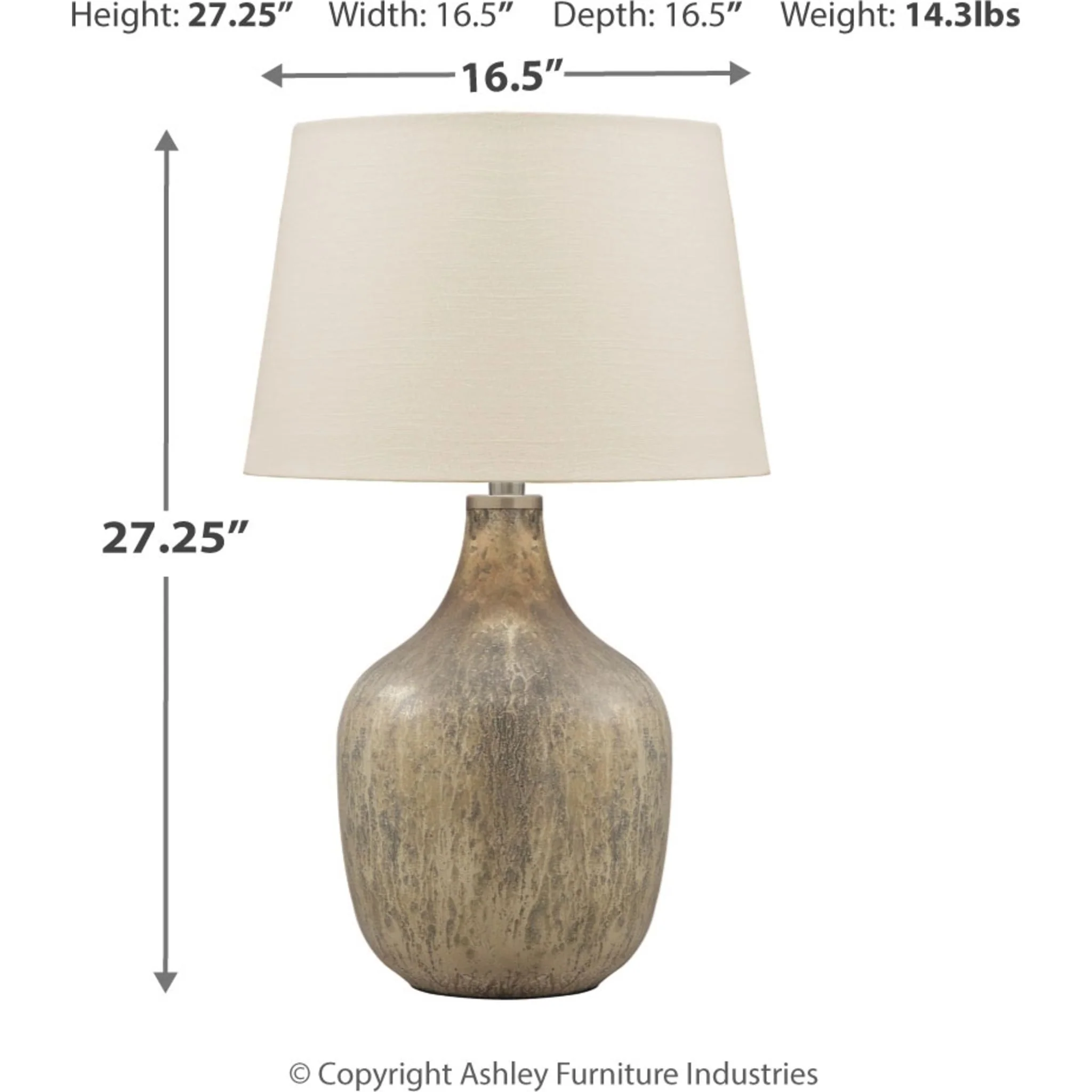 Mari Table Lamp 27.75" - Image 3