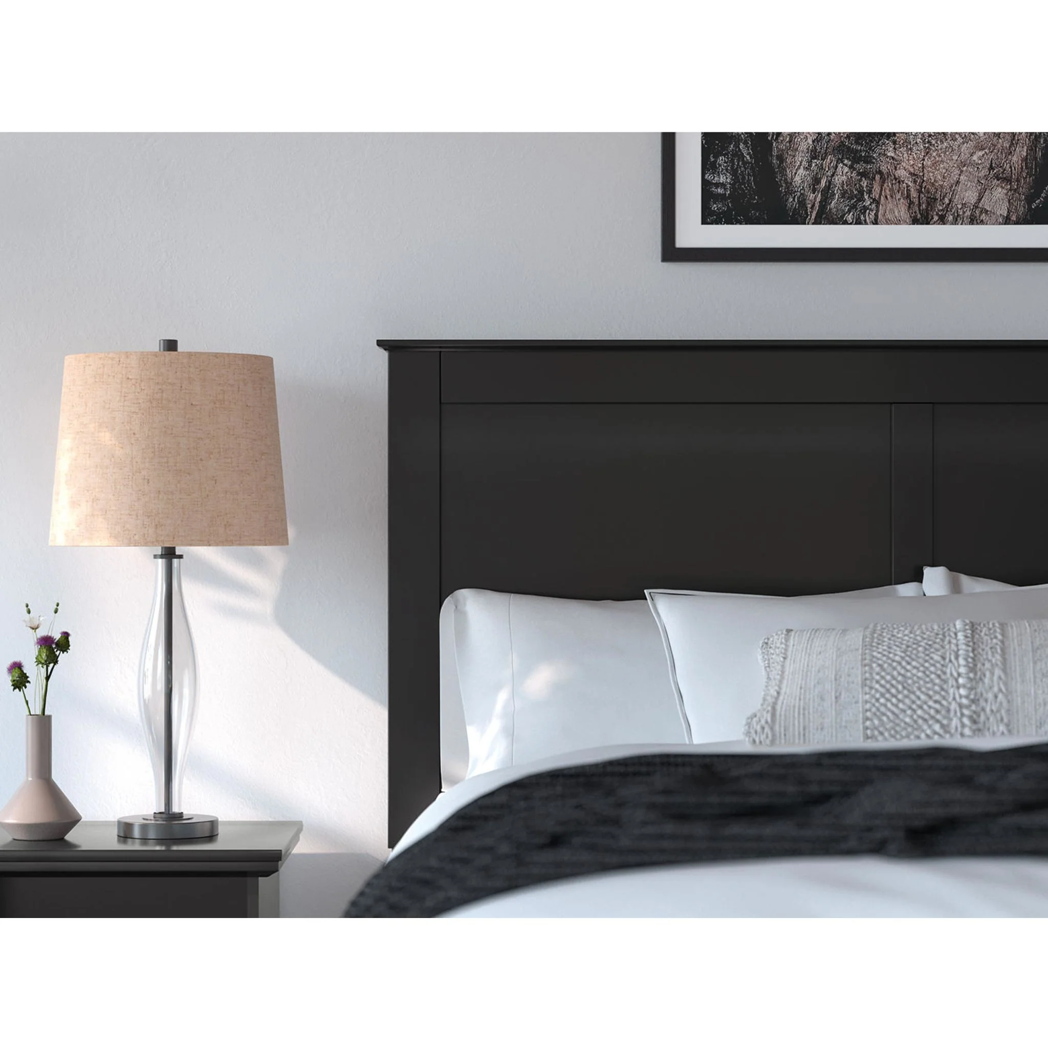 Maribel 6 Piece Panel Bedroom - Black - Image 16