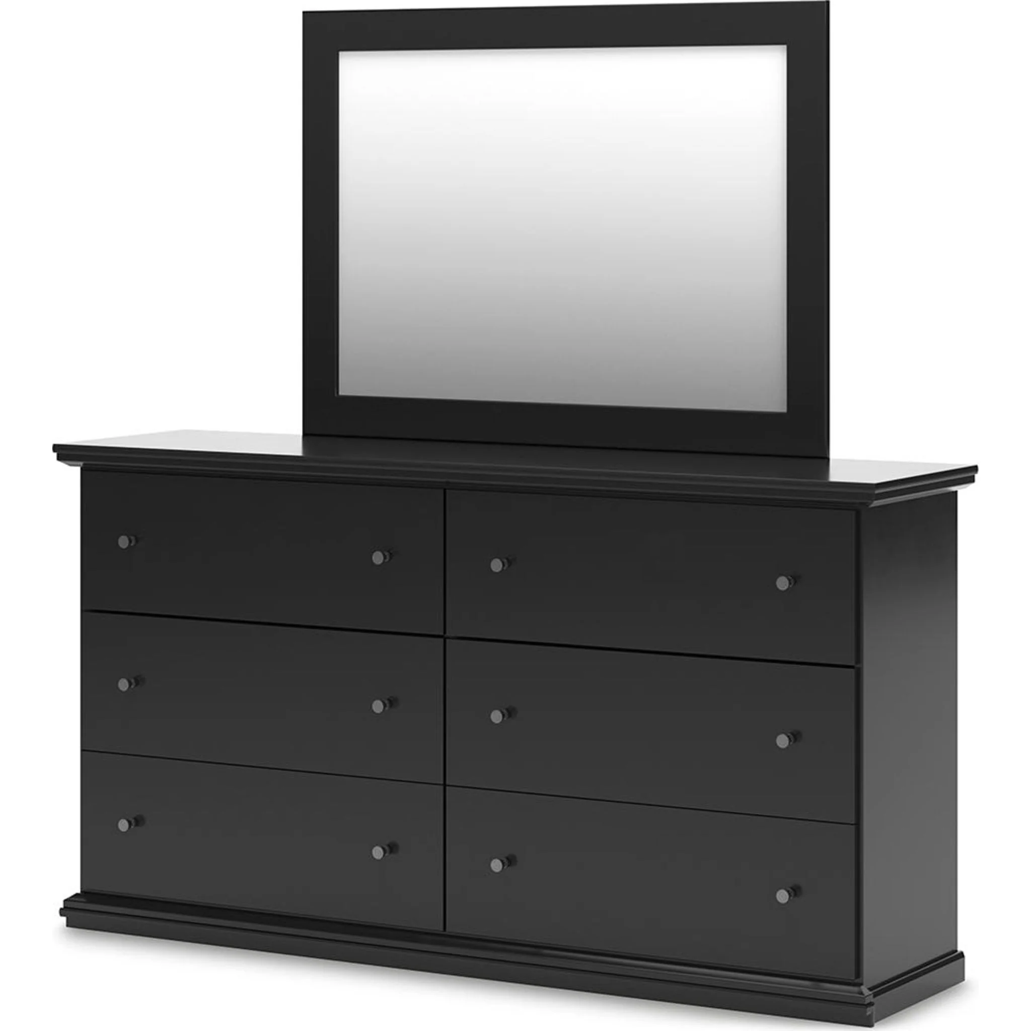 Maribel 6 Piece Panel Bedroom - Black - Image 28