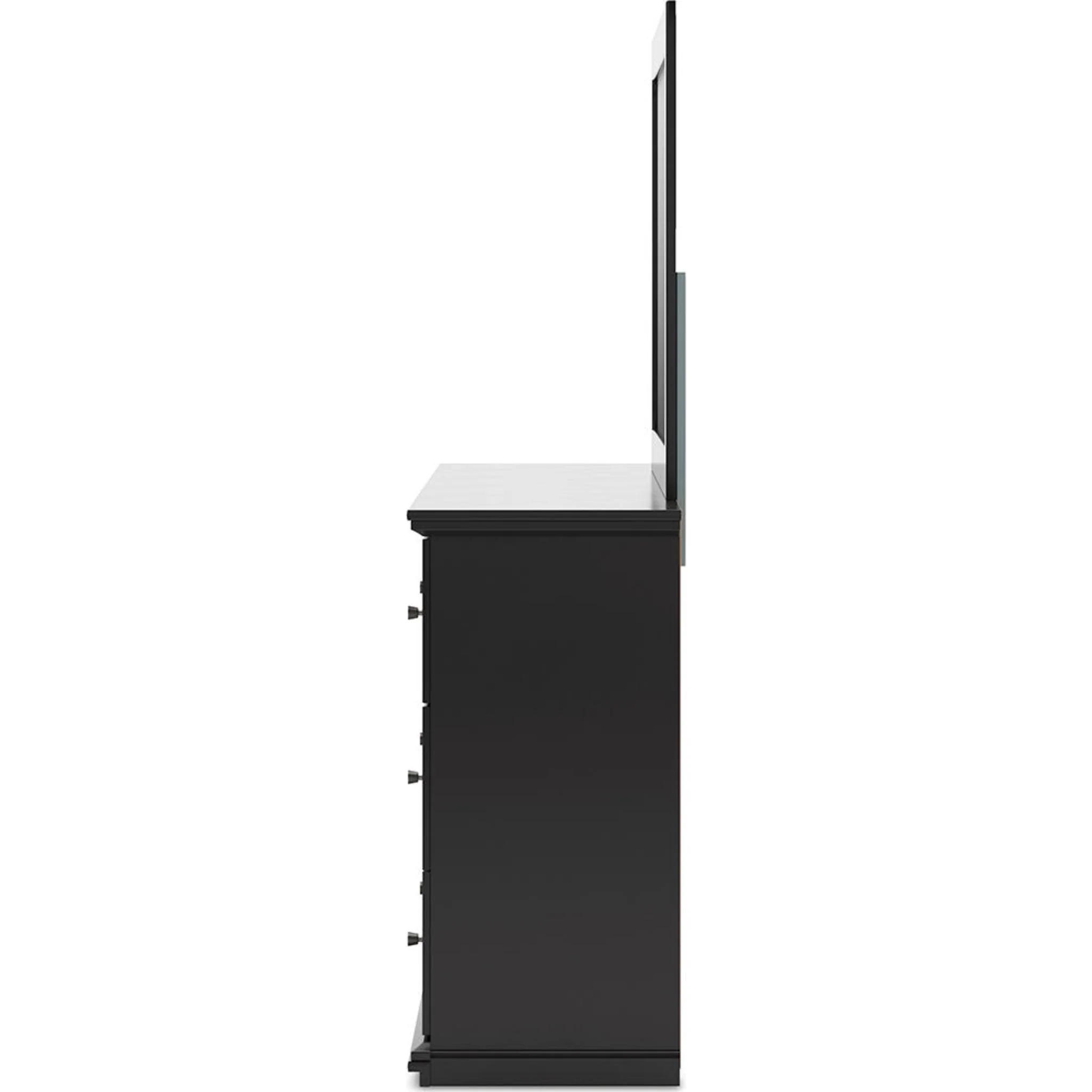 Maribel Dresser and Mirror - Black - Image 9