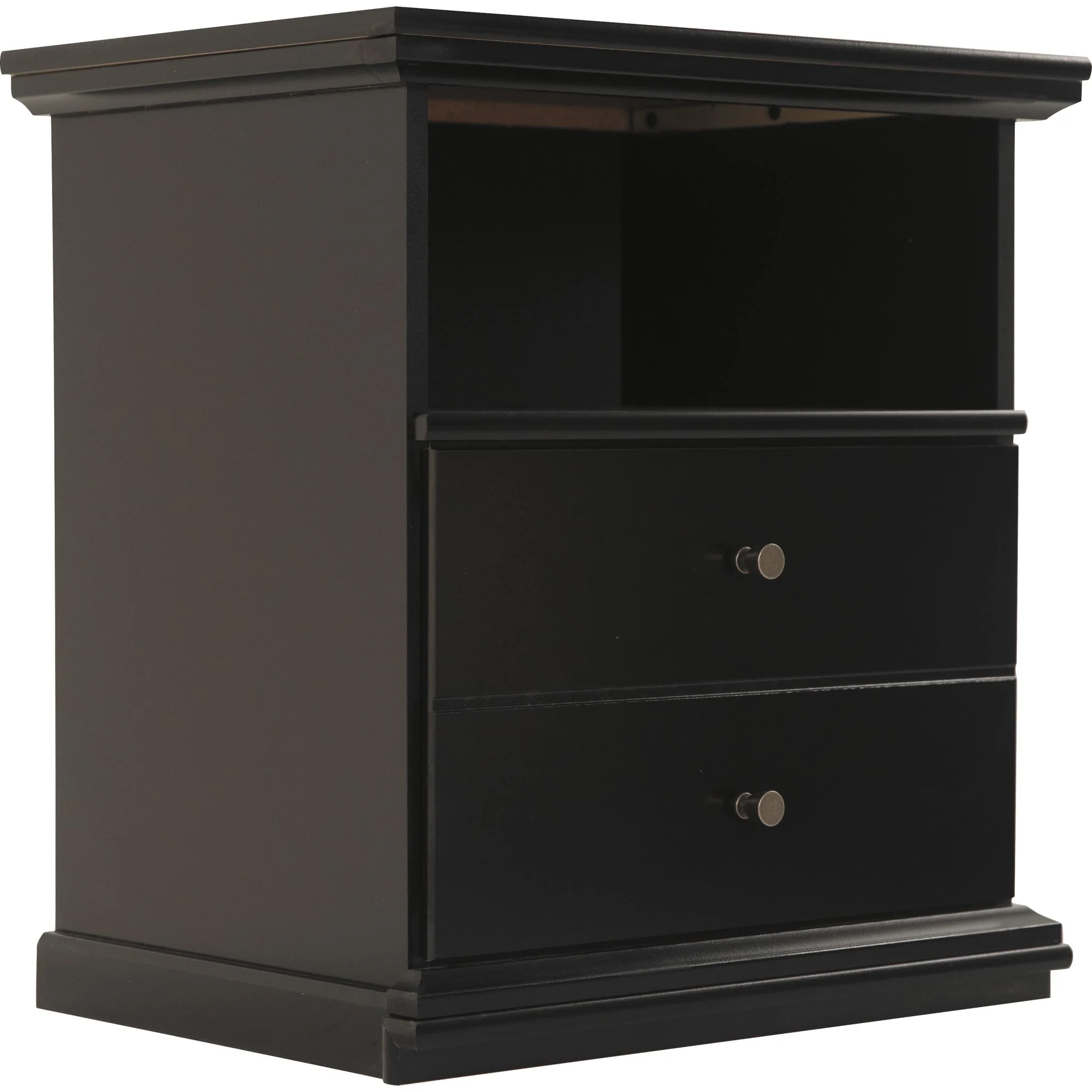 Maribel Nightstand - Black - Image 3