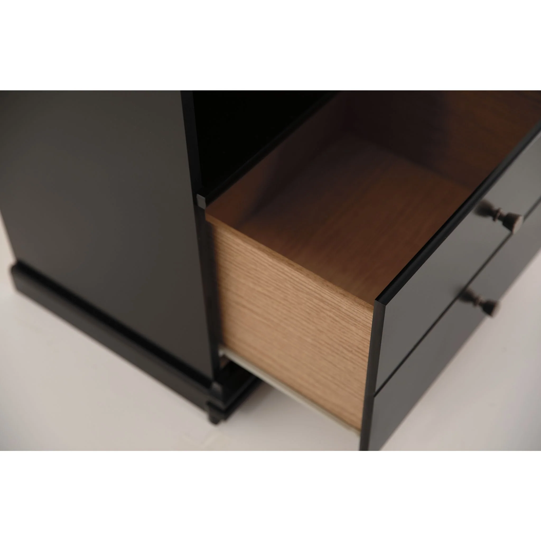 Maribel Nightstand - Black - Image 5