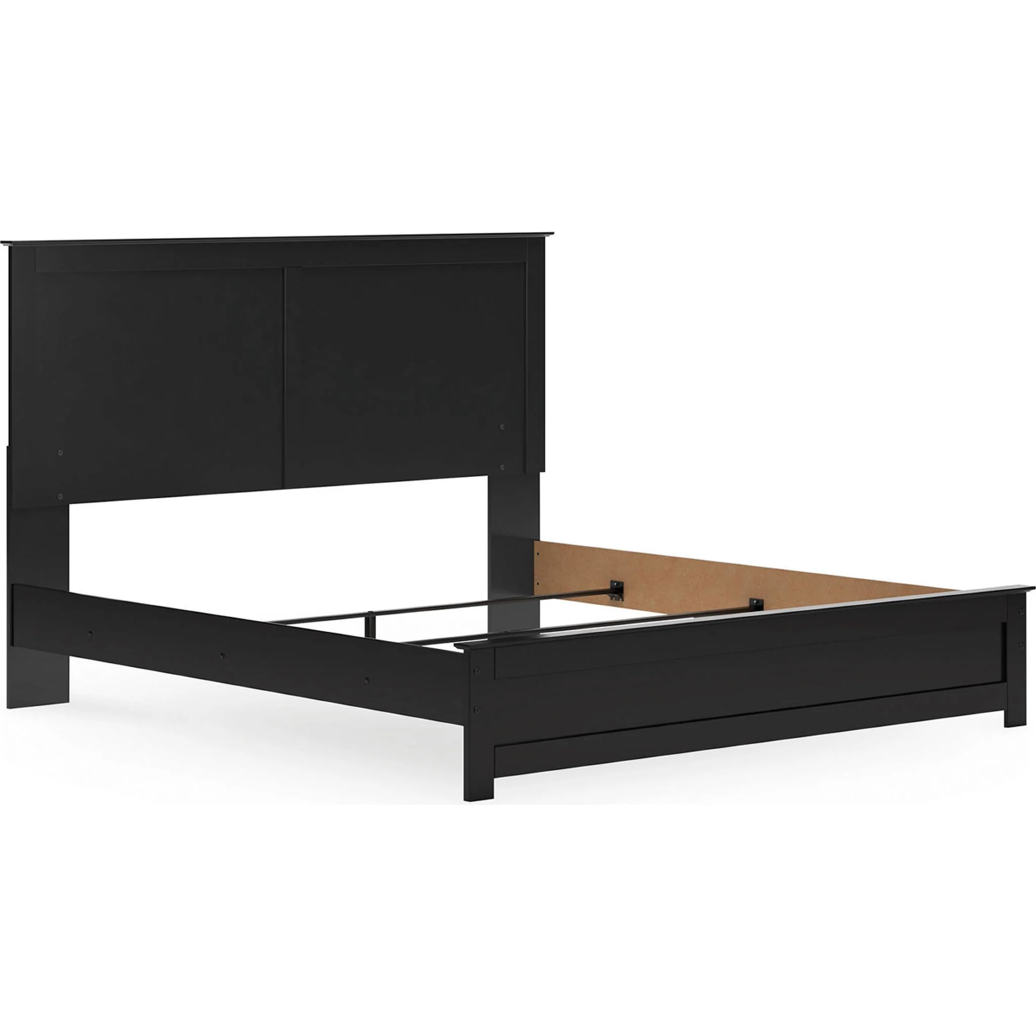Maribel Panel Bed - Black - Image 15