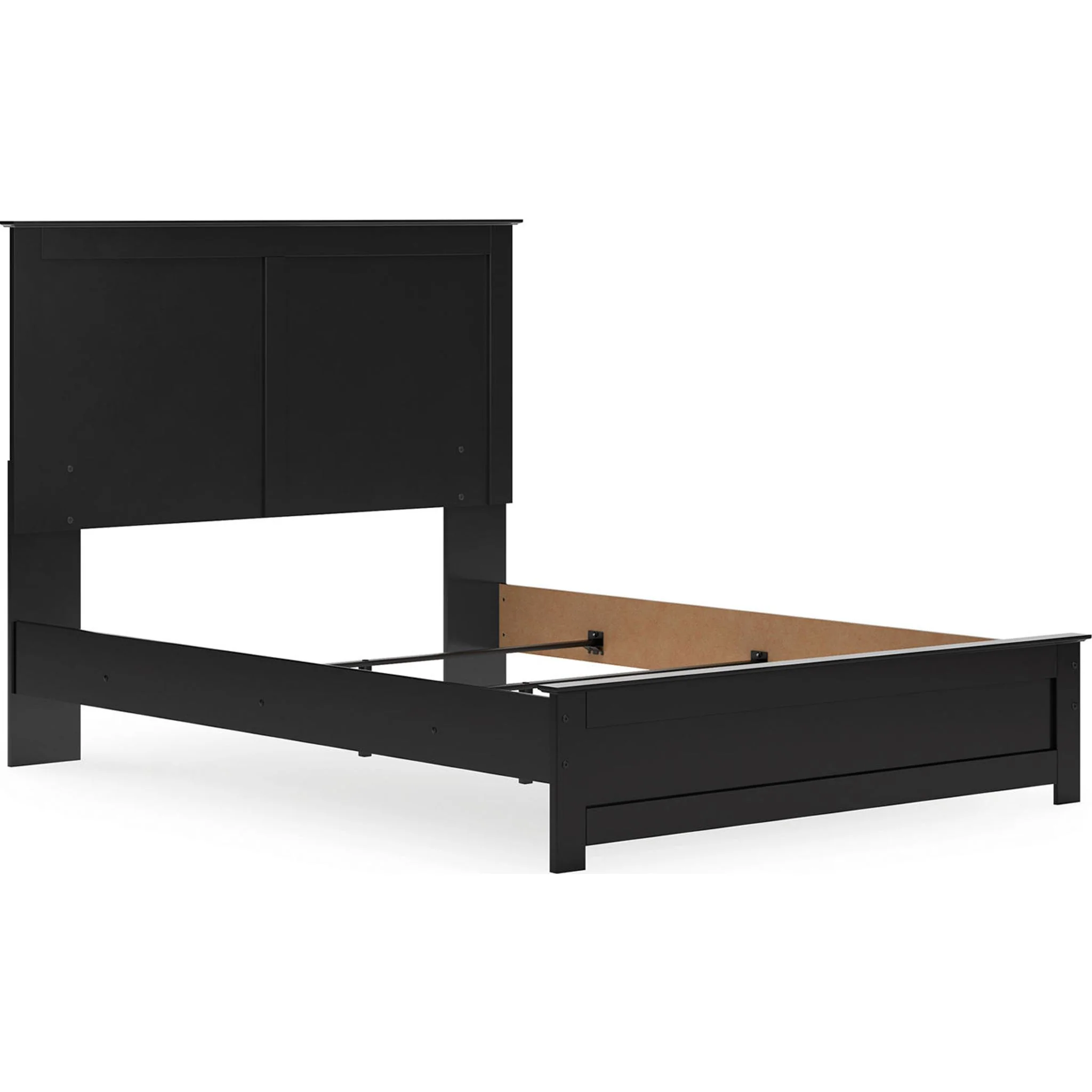 Maribel Panel Bed - Black - Image 4