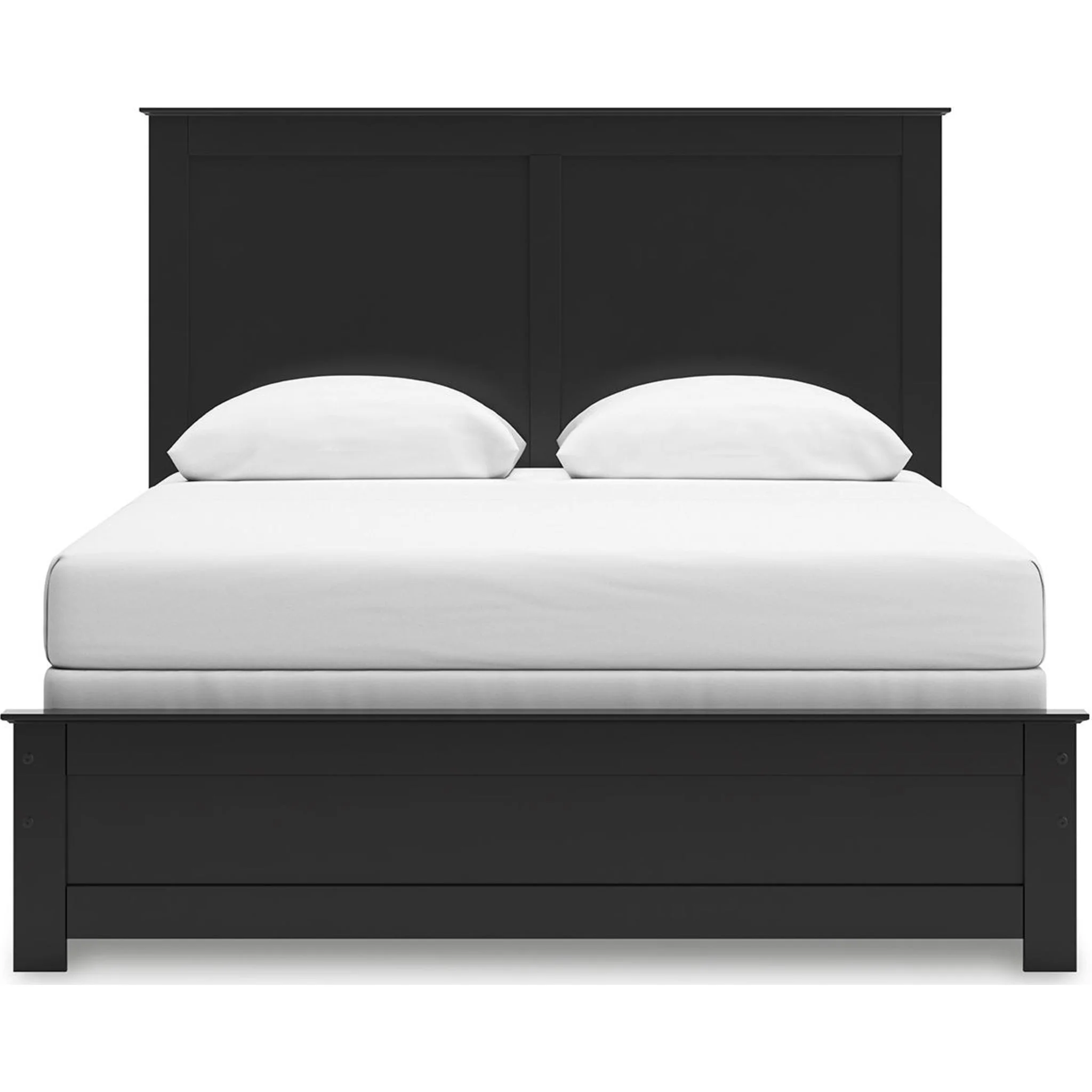 Maribel Panel Bed - Black - Image 7