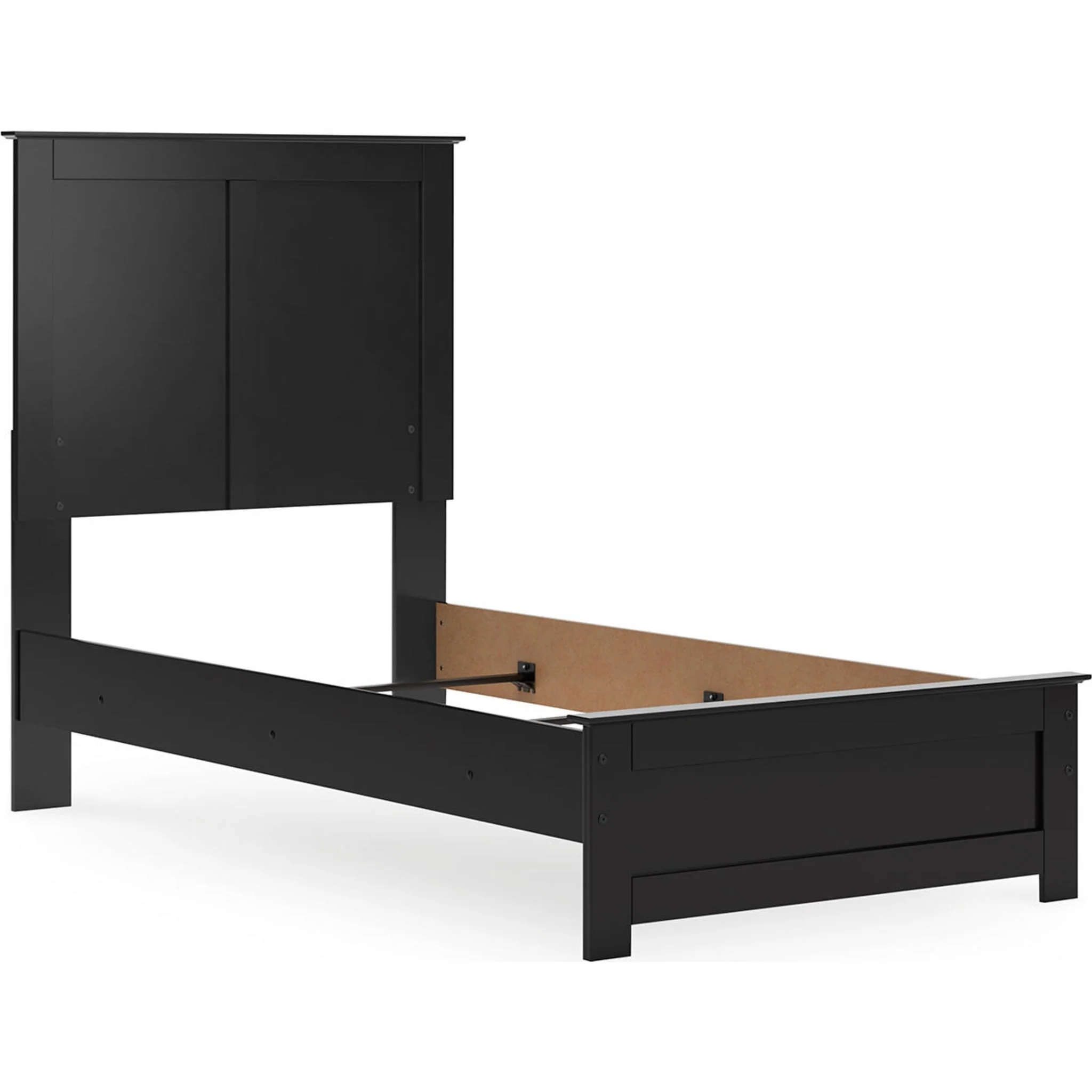 Maribel Panel Bed - Black - Image 4