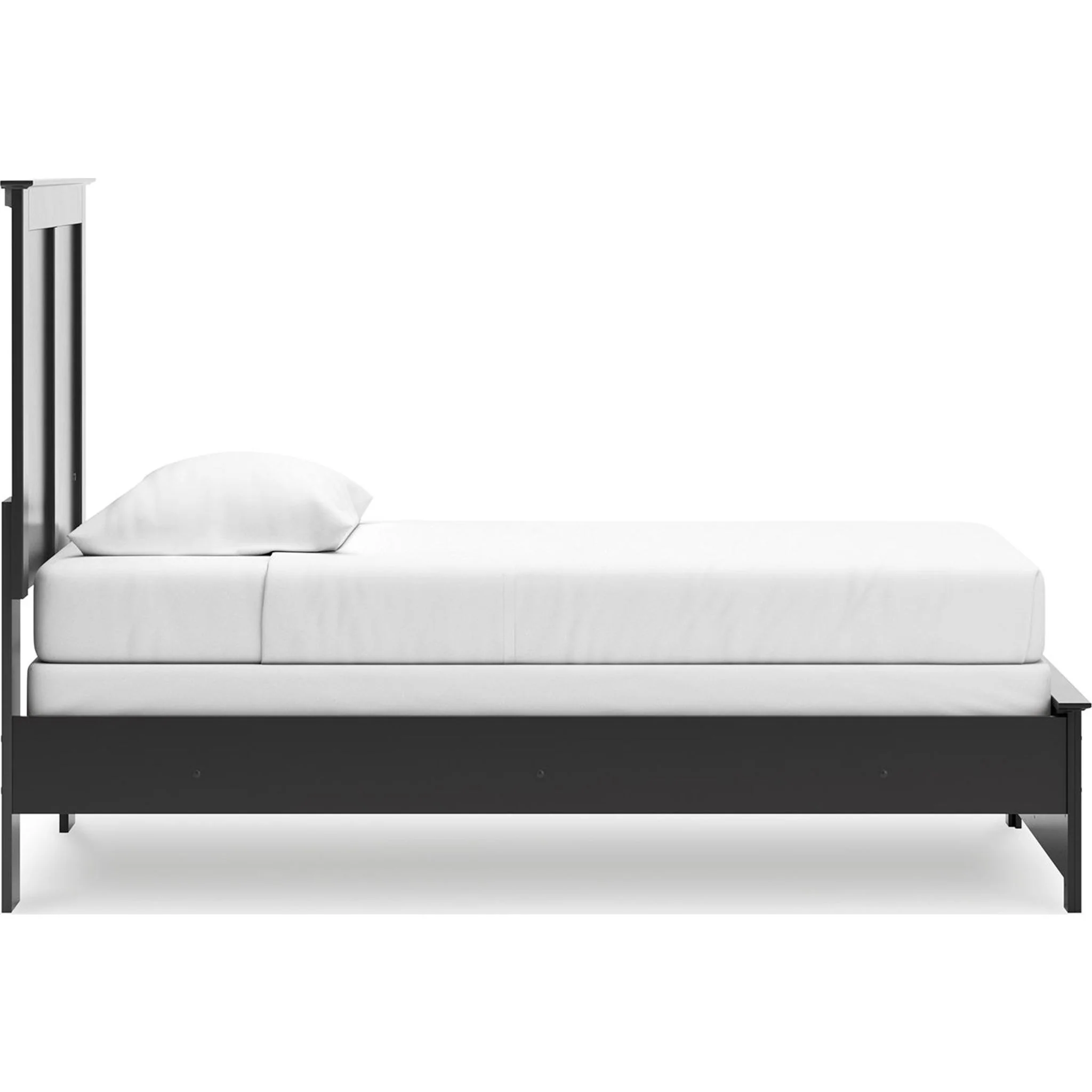 Maribel Panel Bed - Black - Image 9