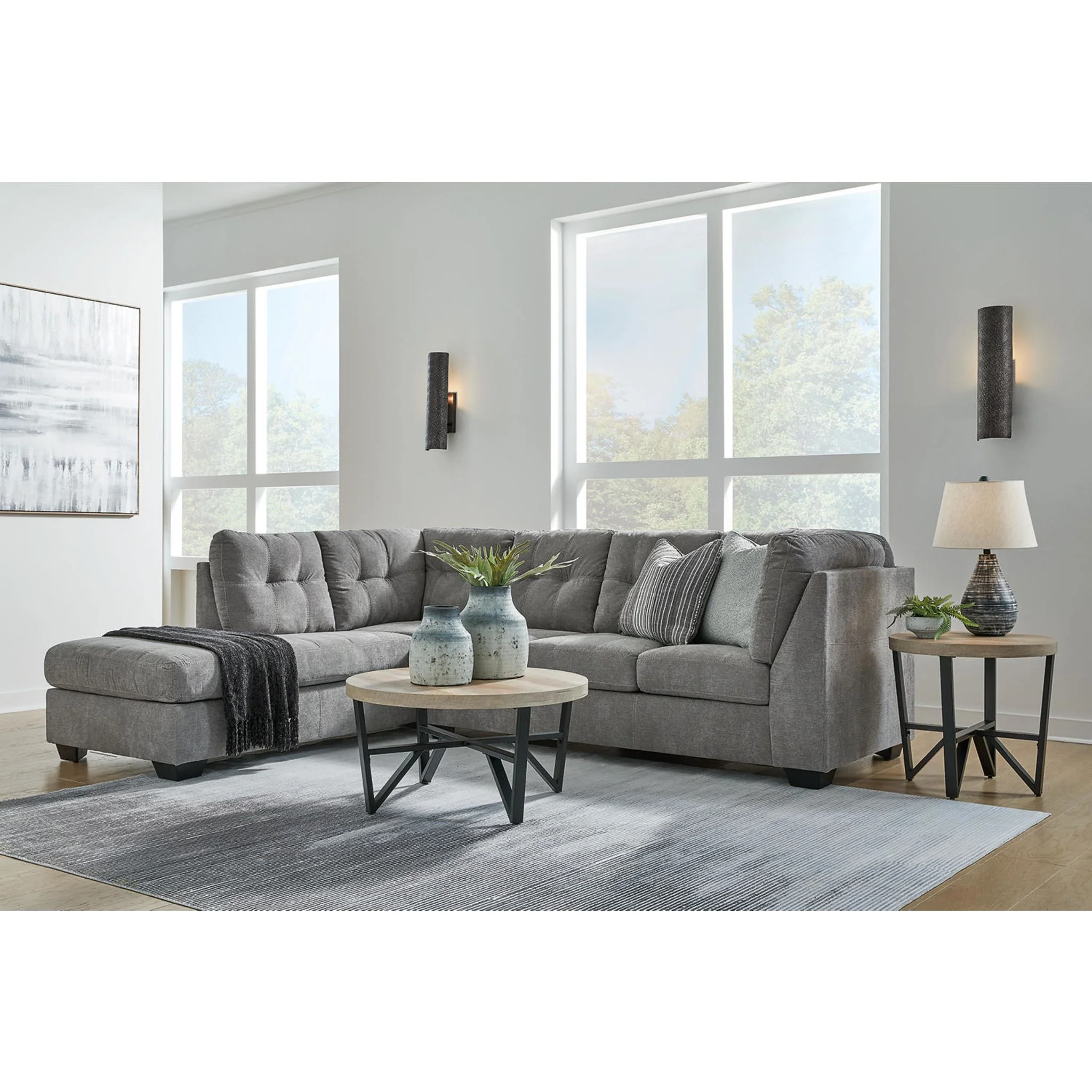Marleton 2 Piece Sectional with Chaise - Image 8