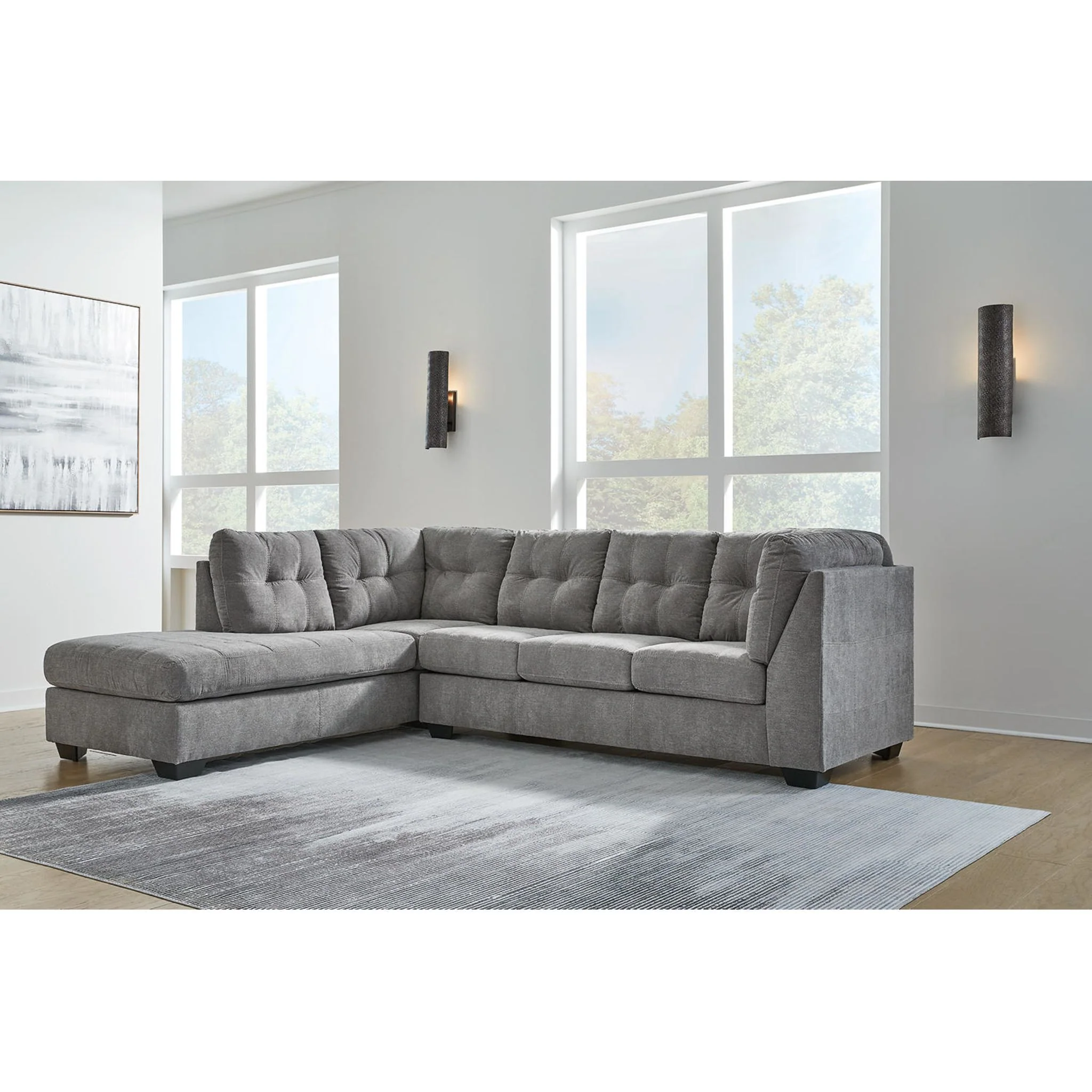 Marleton 2 Piece Sectional with Chaise - Image 9