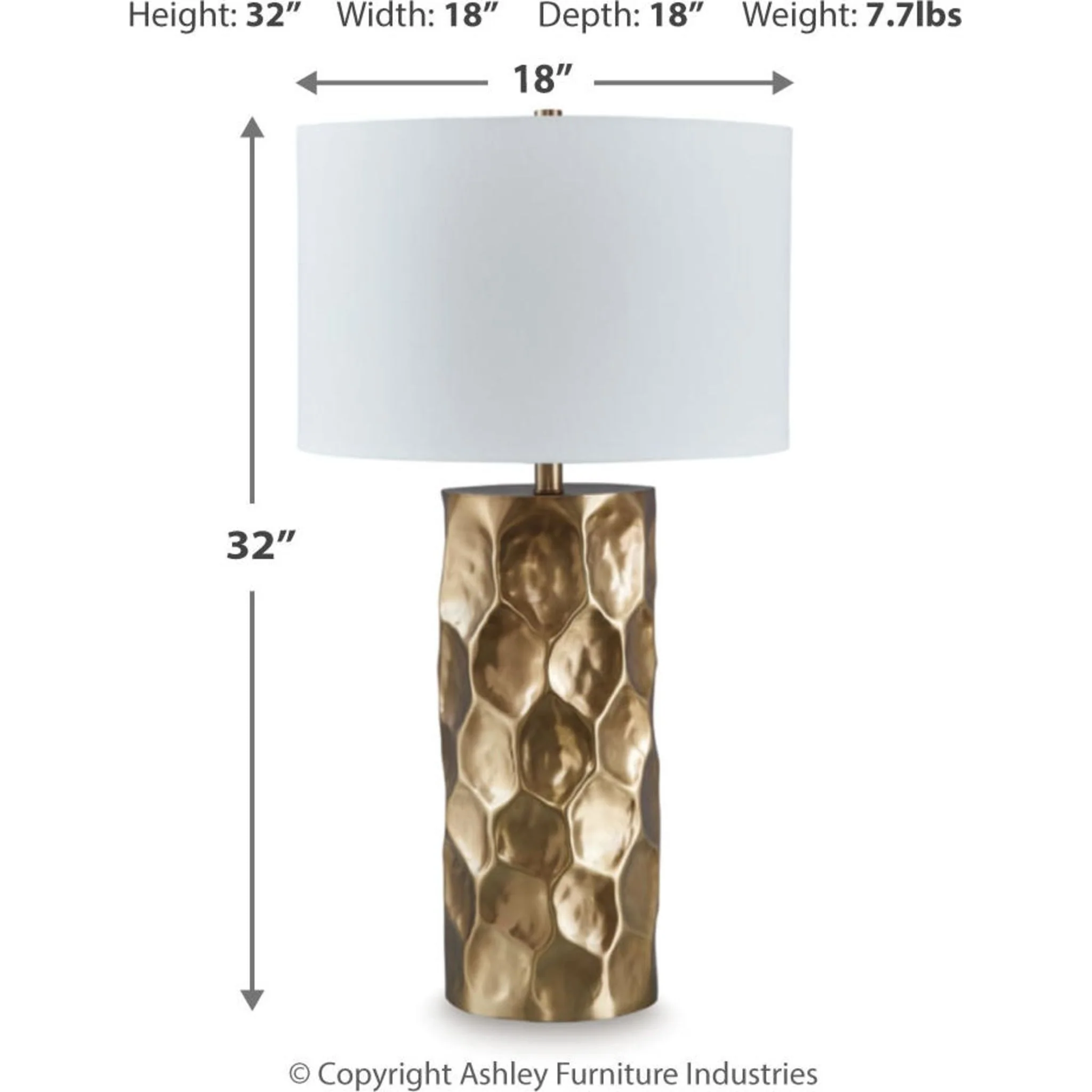 Marshawn Table Lamp 33.75" - Image 3