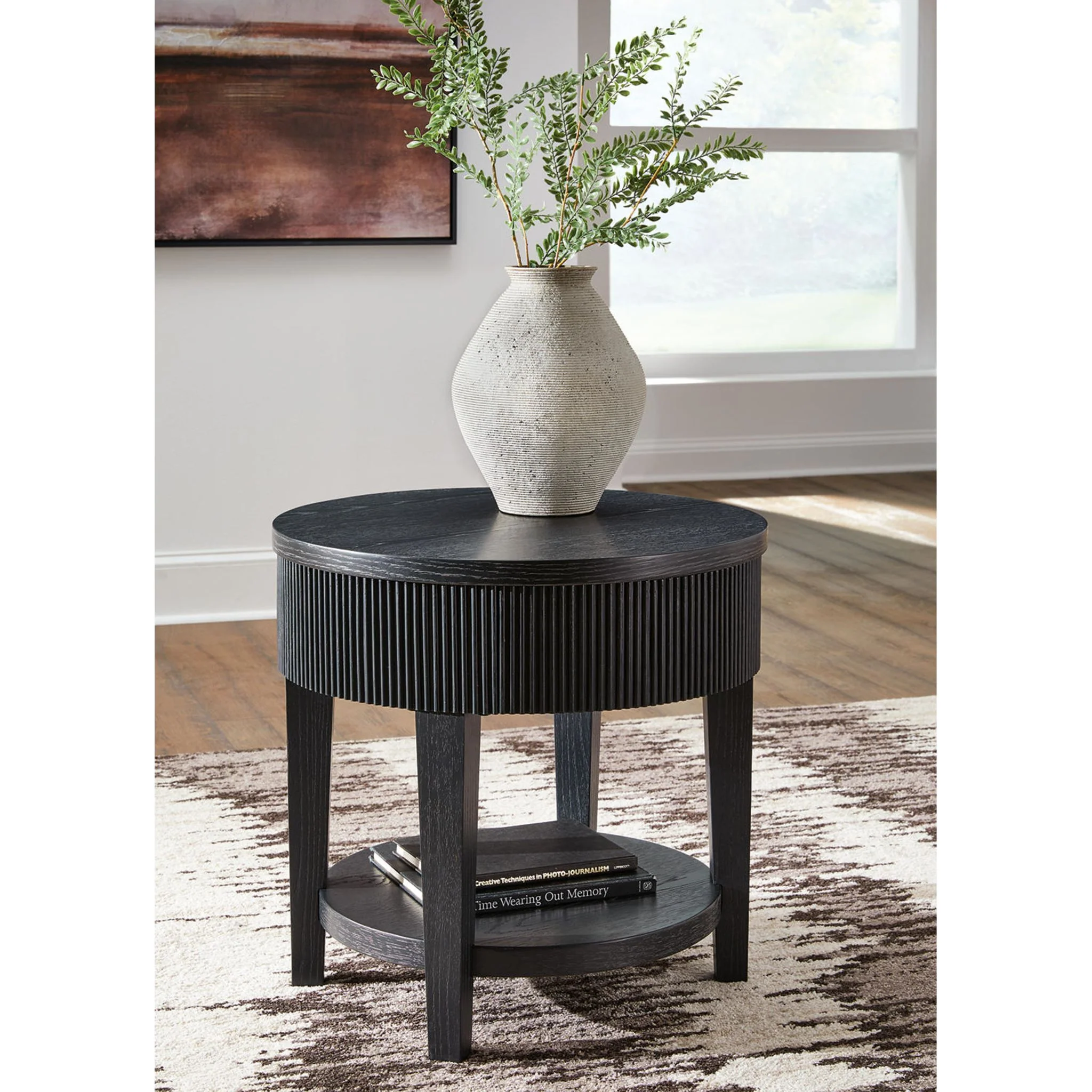 Marstream End Table - Black - Image 2