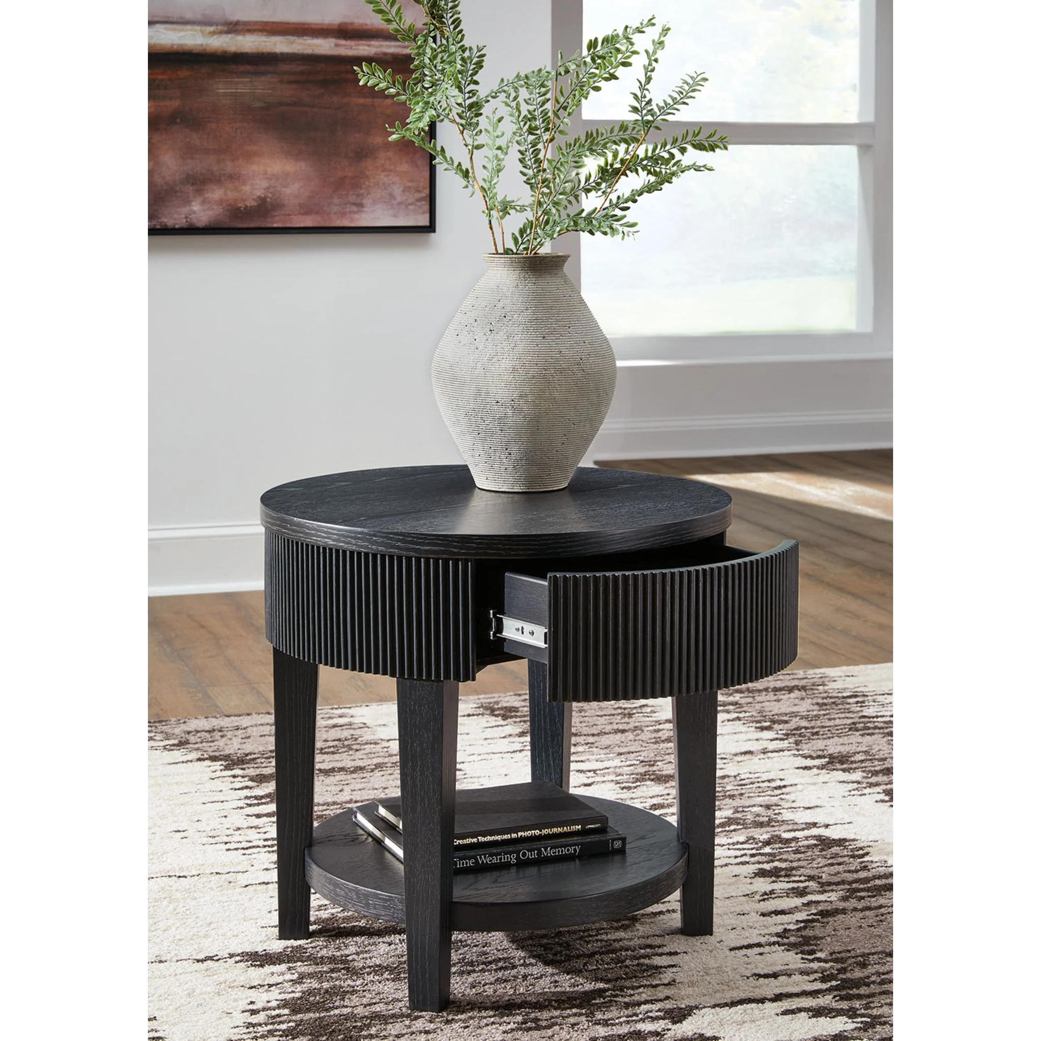 Marstream End Table - Black - Image 6