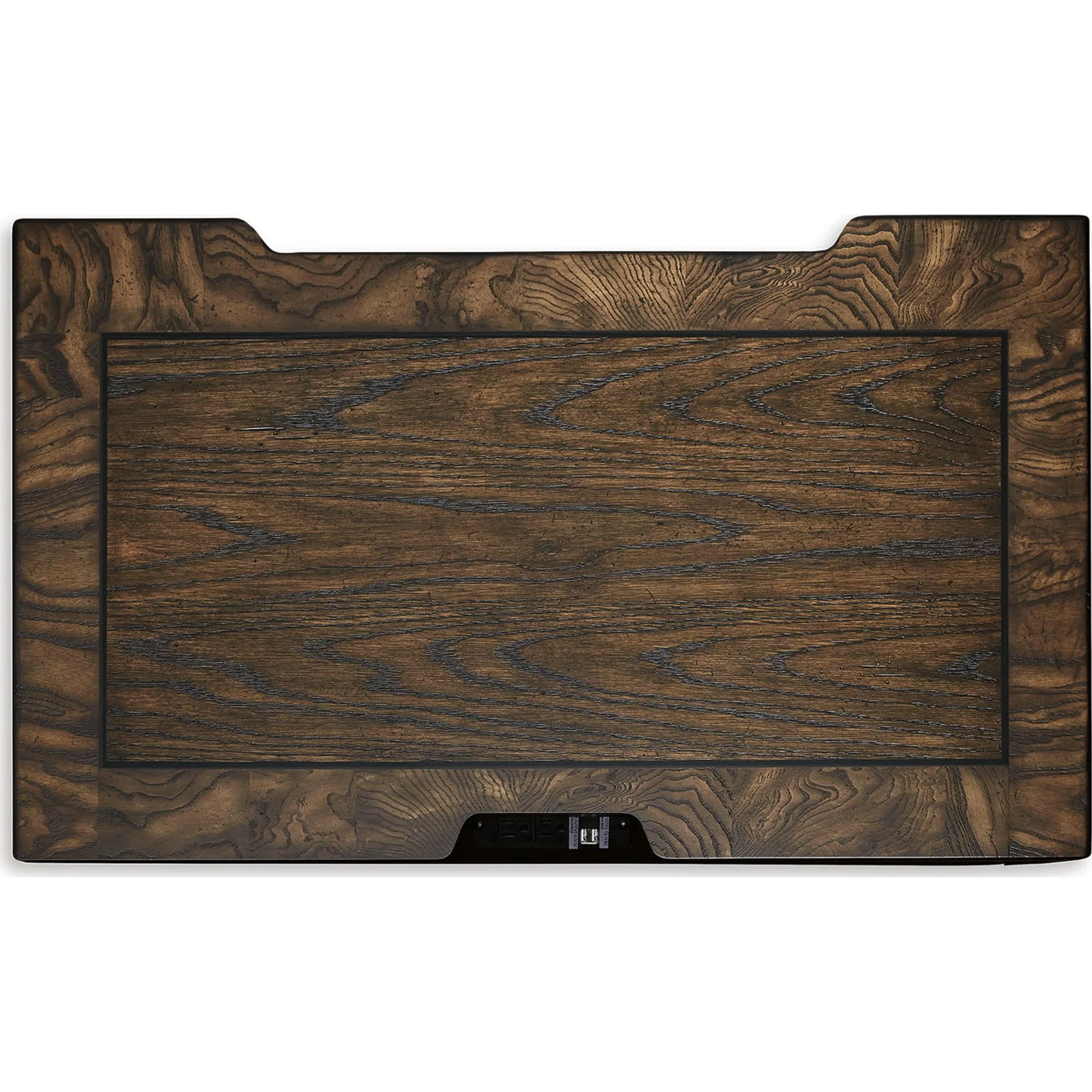 Maylee 6 Piece Panel Bedroom - Dark Brown - Image 34