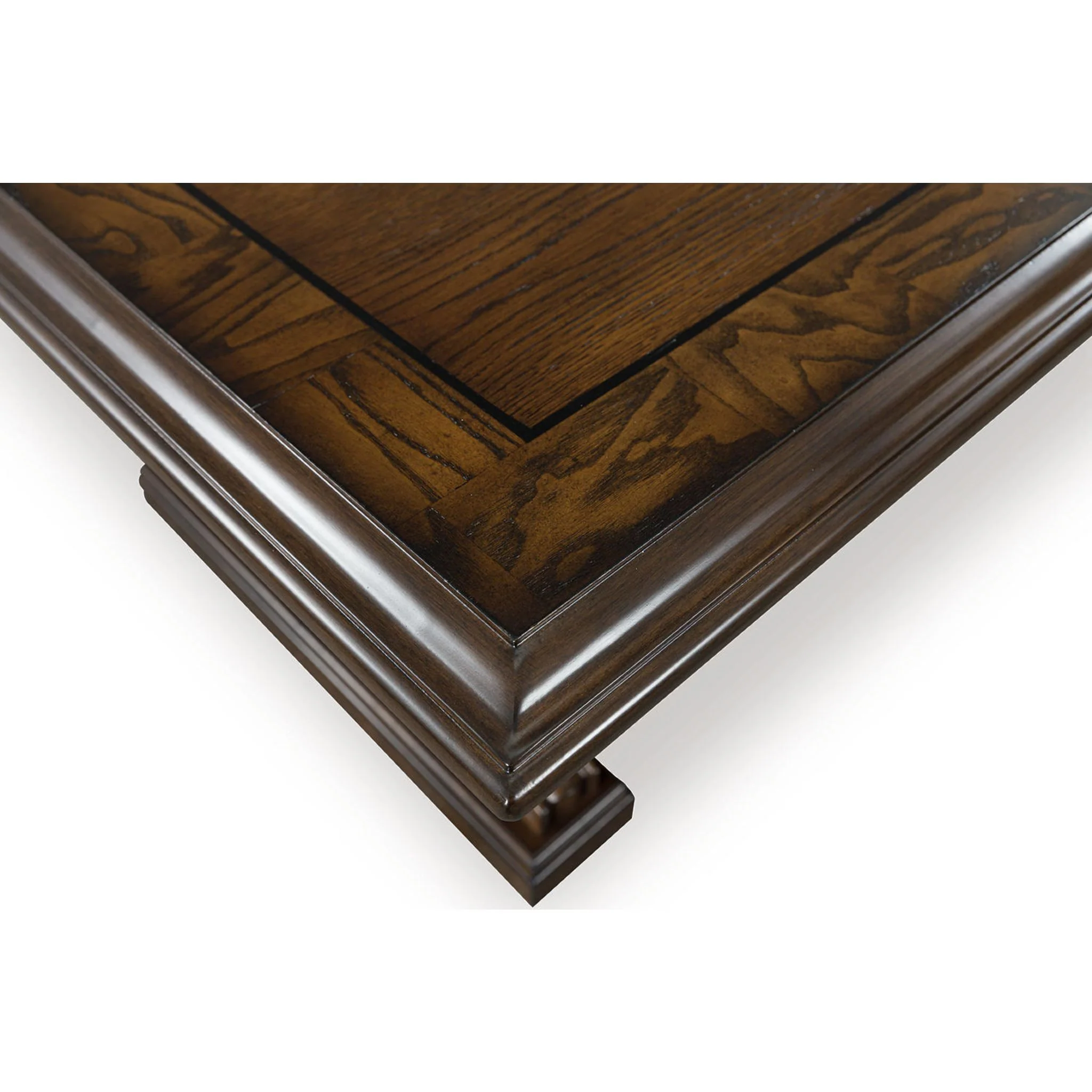Maylee Coffee Table - Dark Brown - Image 3