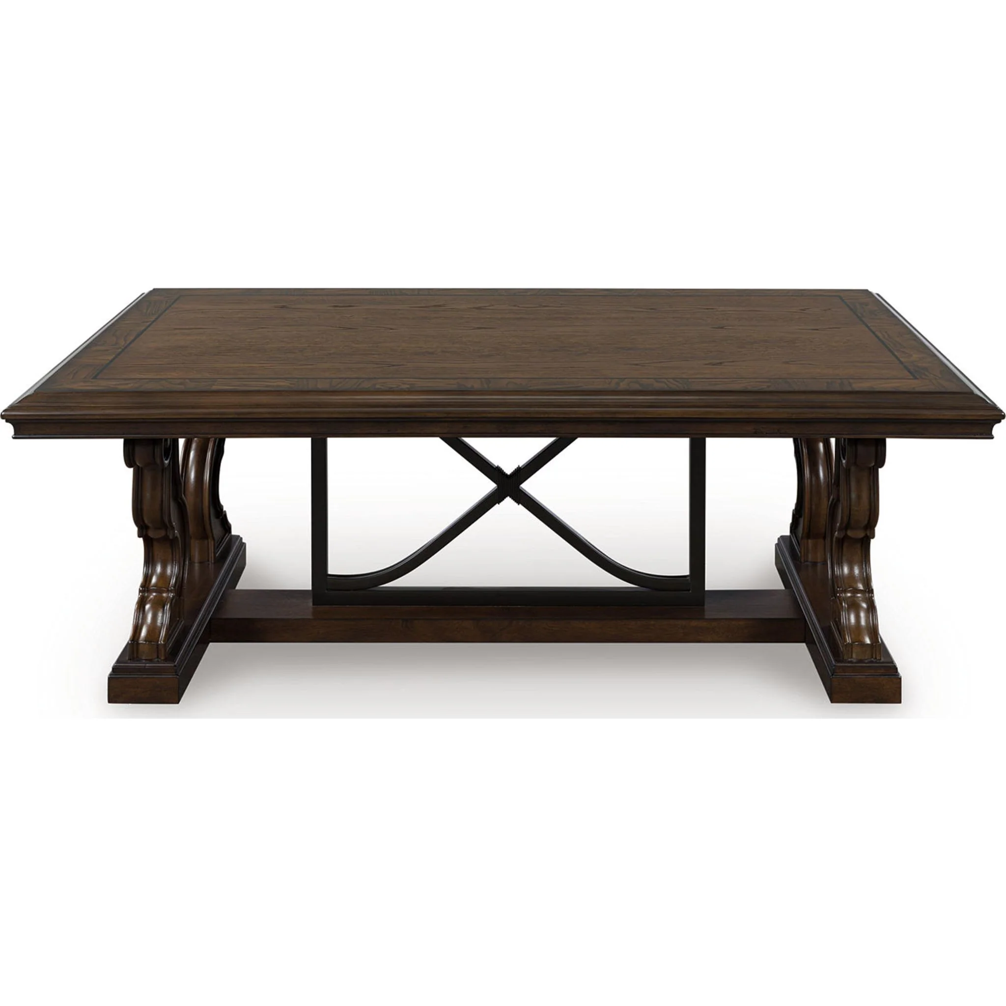 Maylee Coffee Table - Dark Brown - Image 4