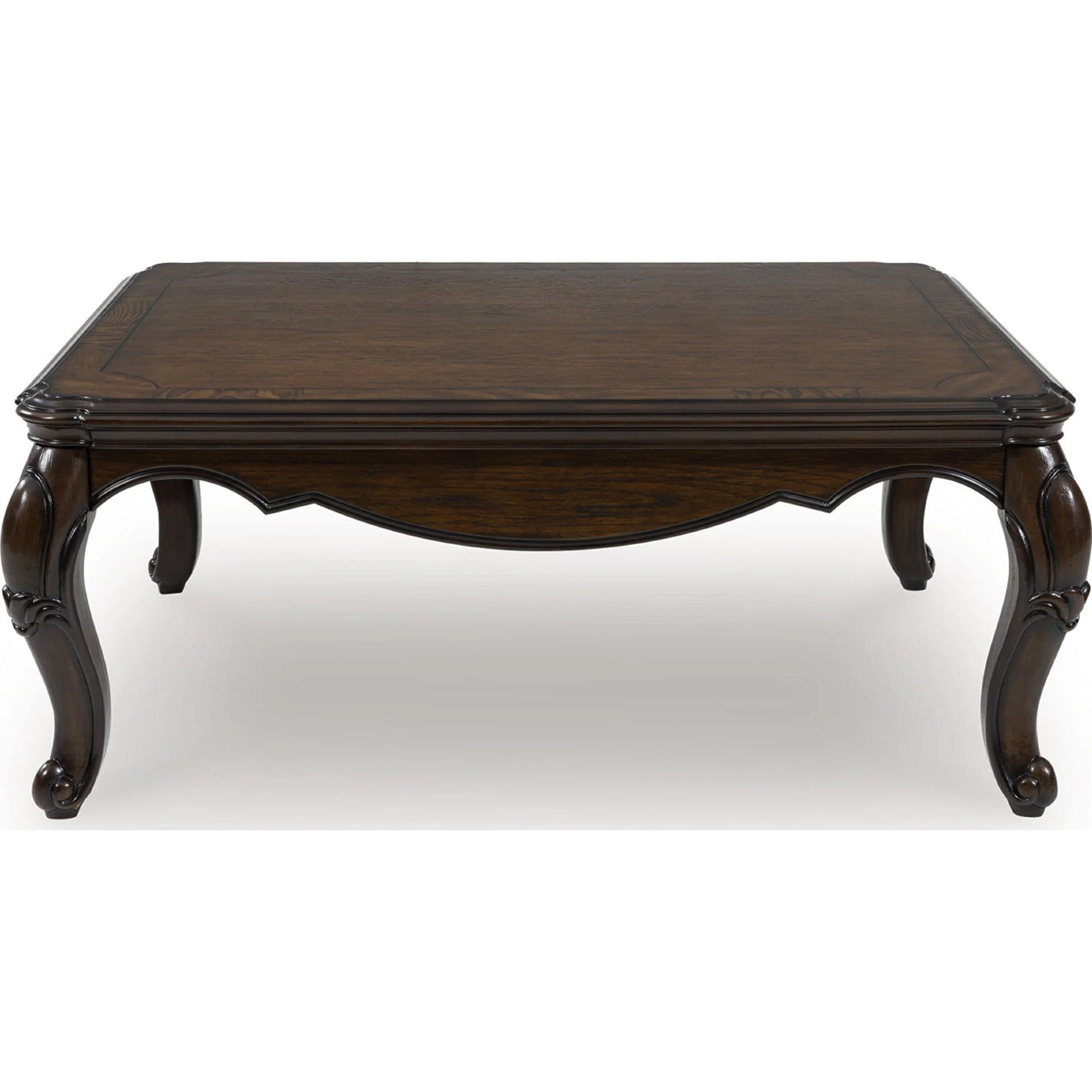 Maylee Coffee Table - Dark Brown - Image 4