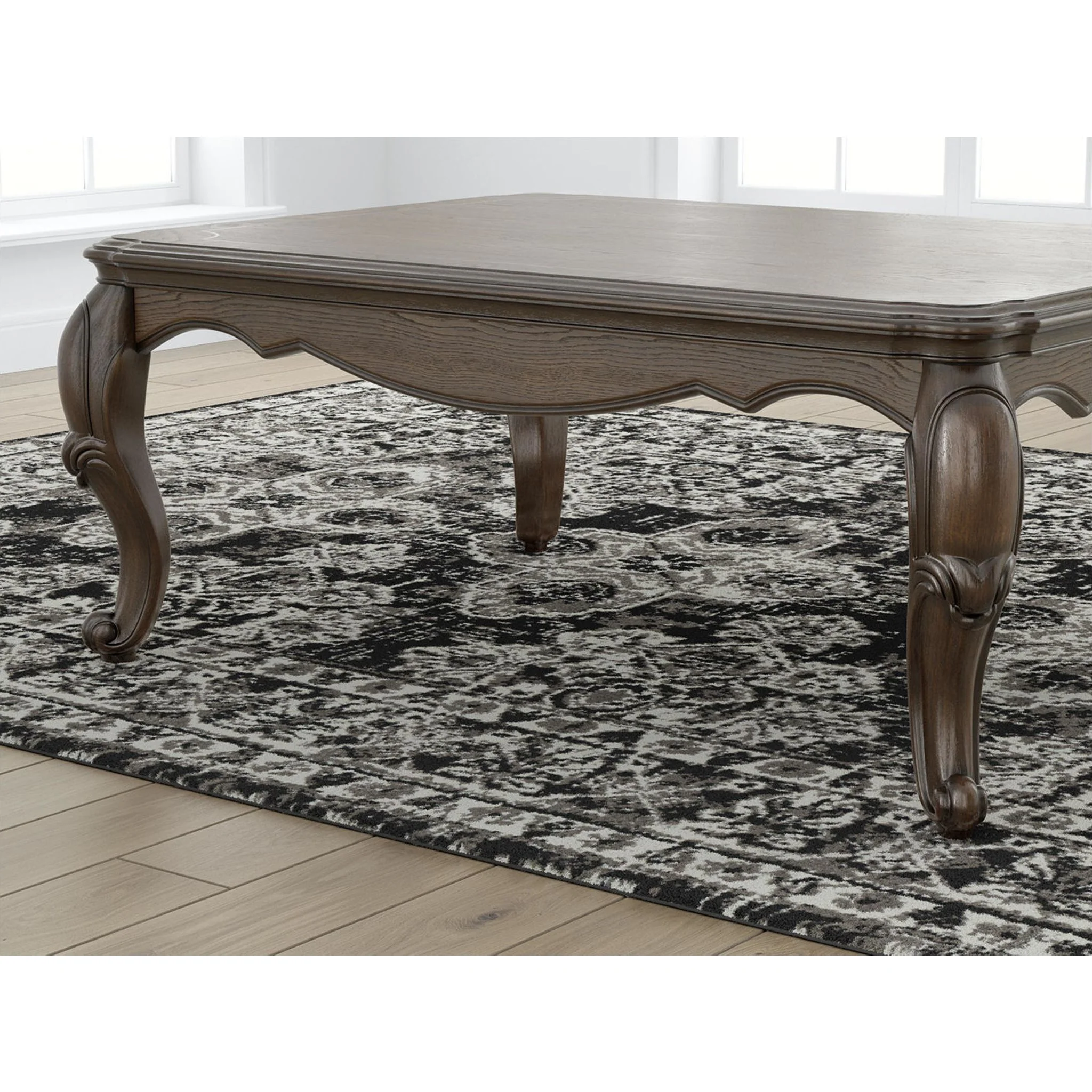 Maylee Coffee Table - Dark Brown - Image 7