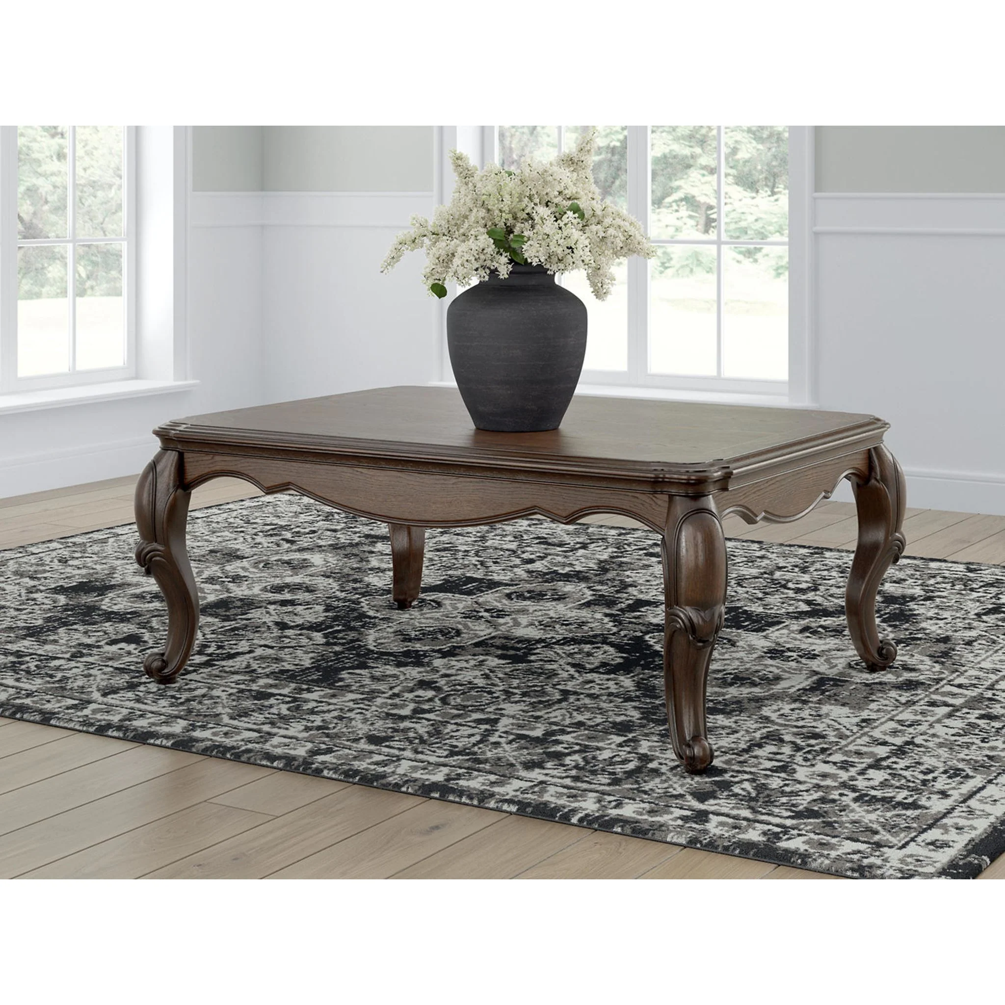 Maylee Coffee Table - Dark Brown - Image 8