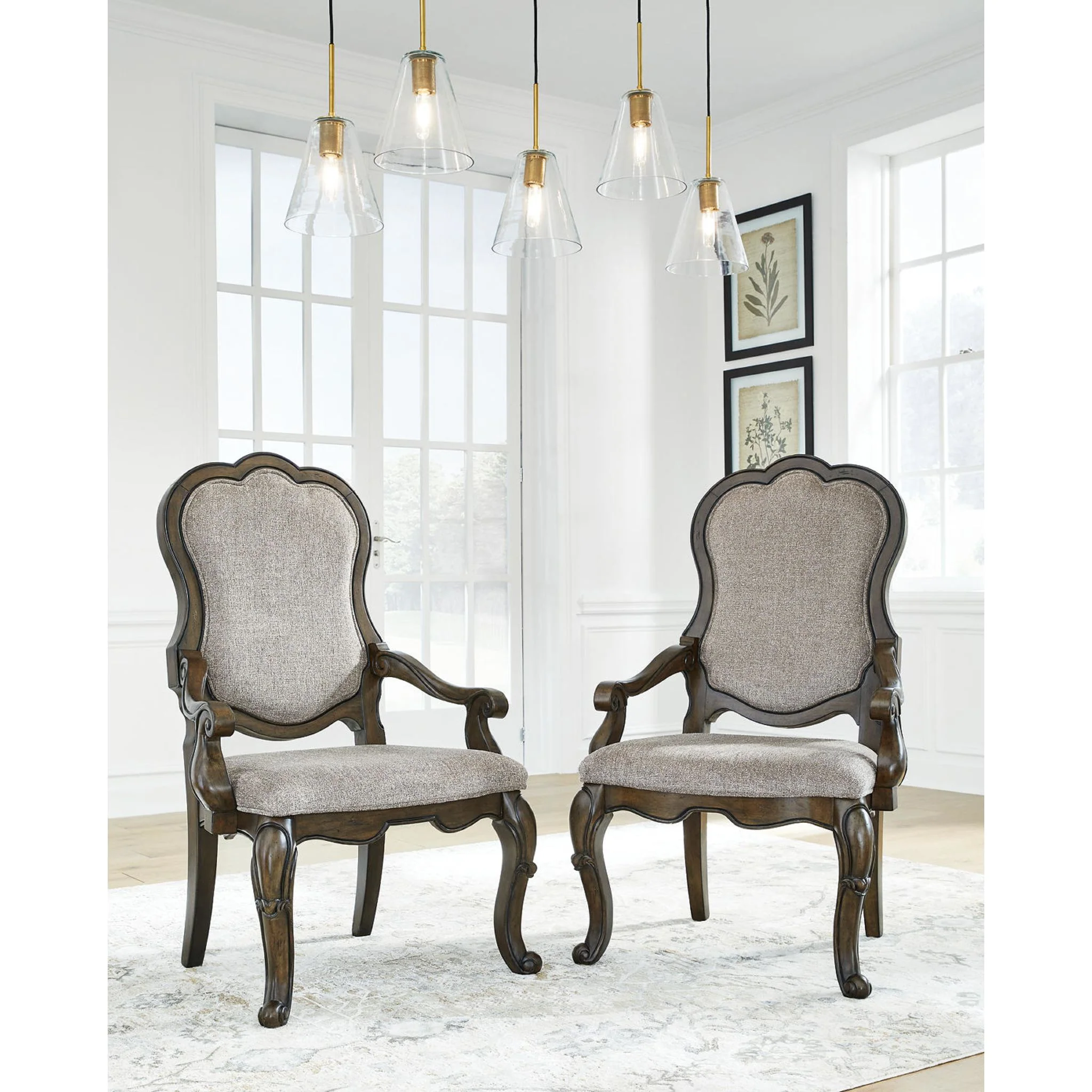 Maylee Arm Chair - Dark Brown - (D947-01A) - Image 2