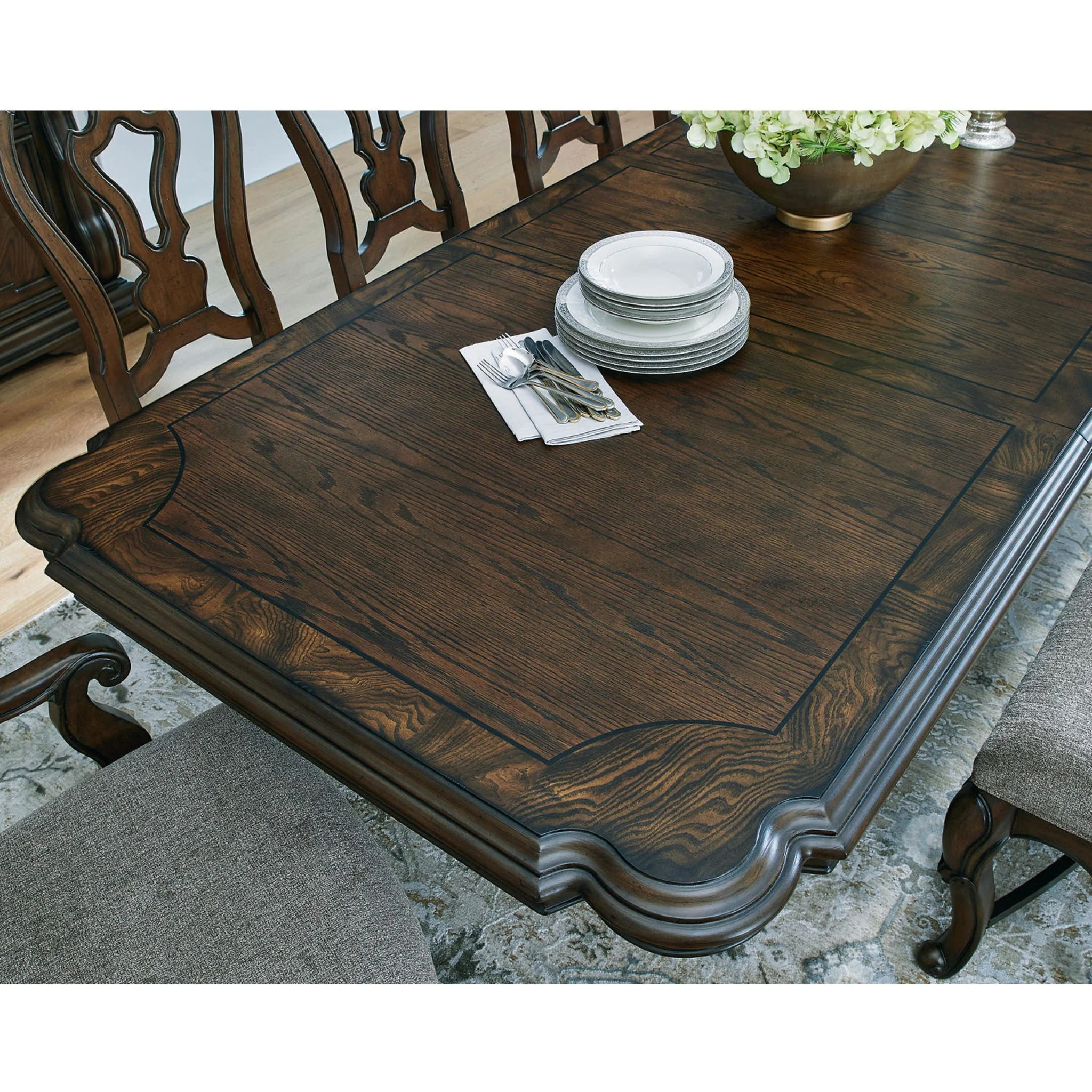 Maylee Dining Extension Table - Dark Brown - (D947D5) - Image 8