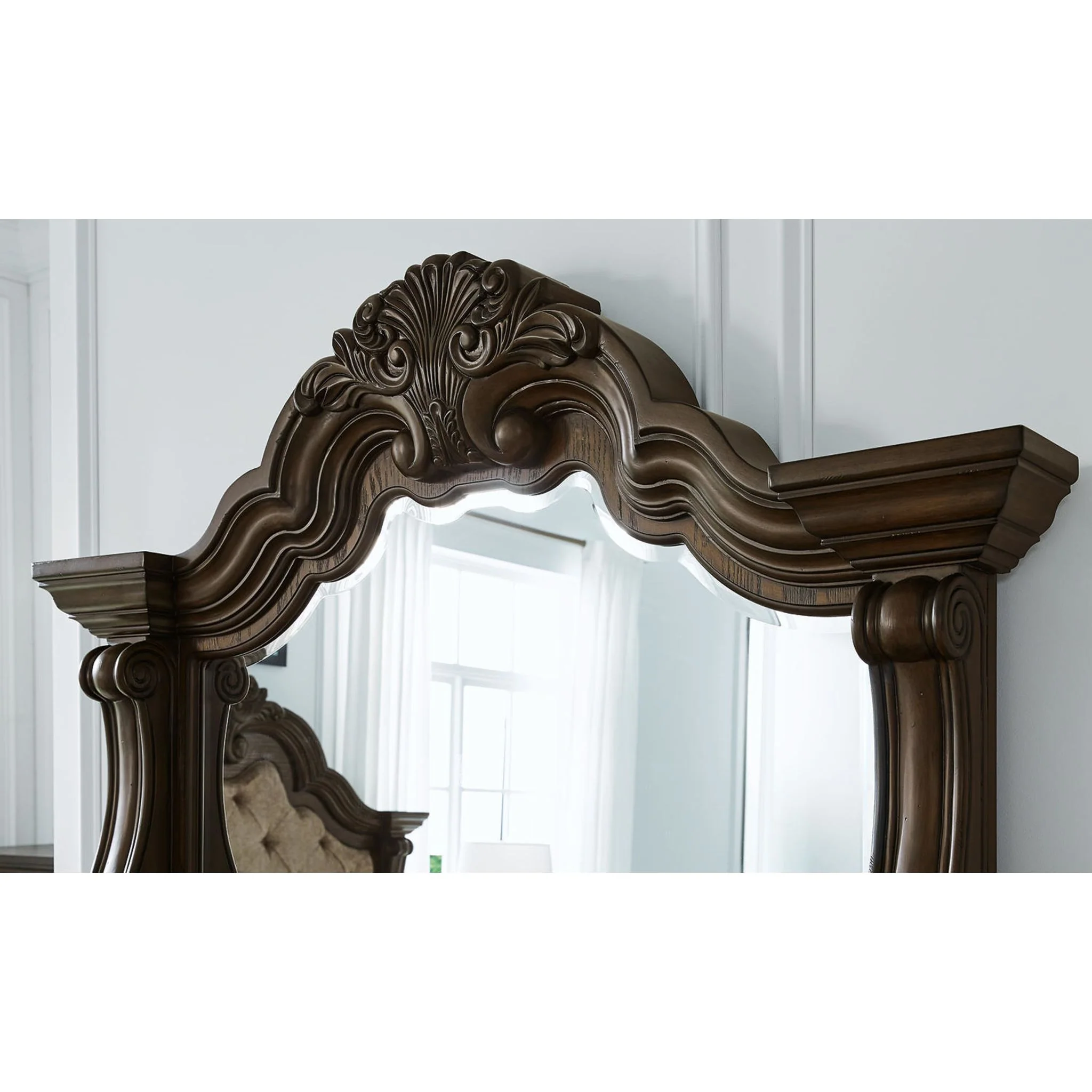 Maylee Dresser and Mirror - Dark Brown - Image 5