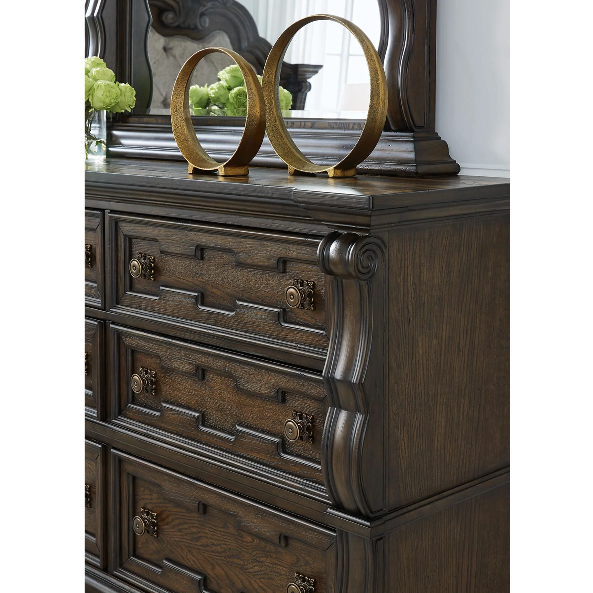 Maylee Dresser - Dark Brown - Image 4
