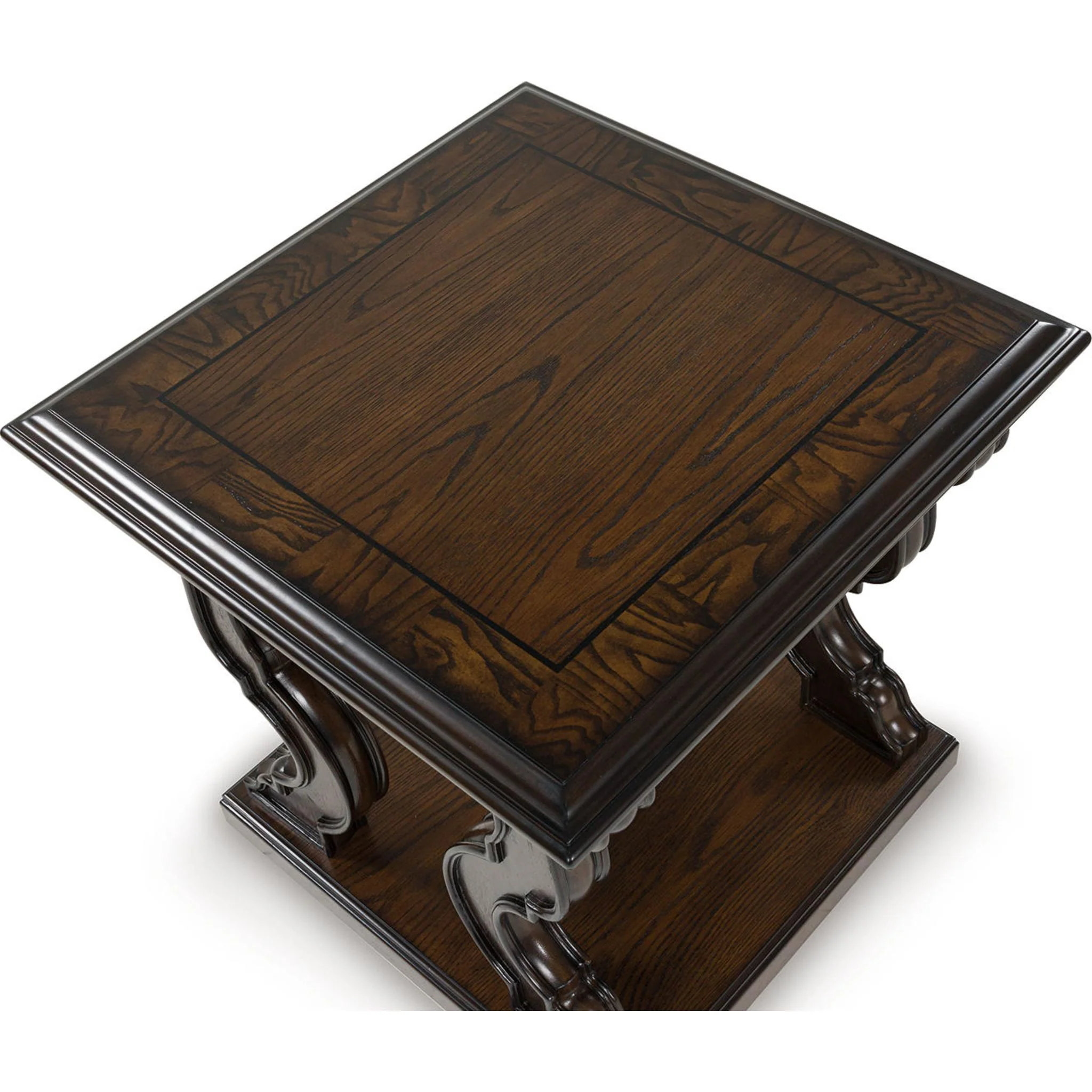 Maylee End Table - Dark Brown - Image 3