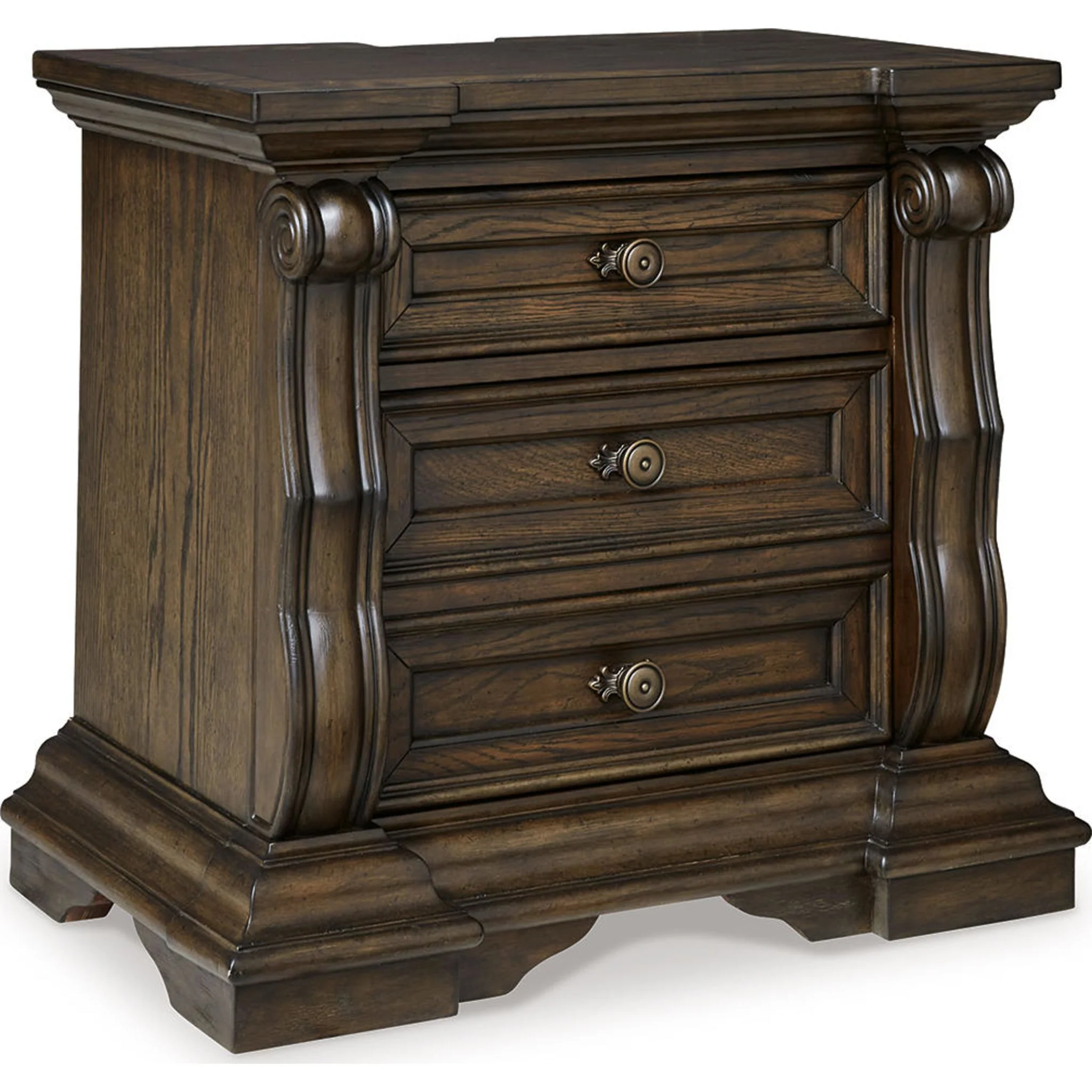 Maylee Nightstand - Dark Brown - Image 3