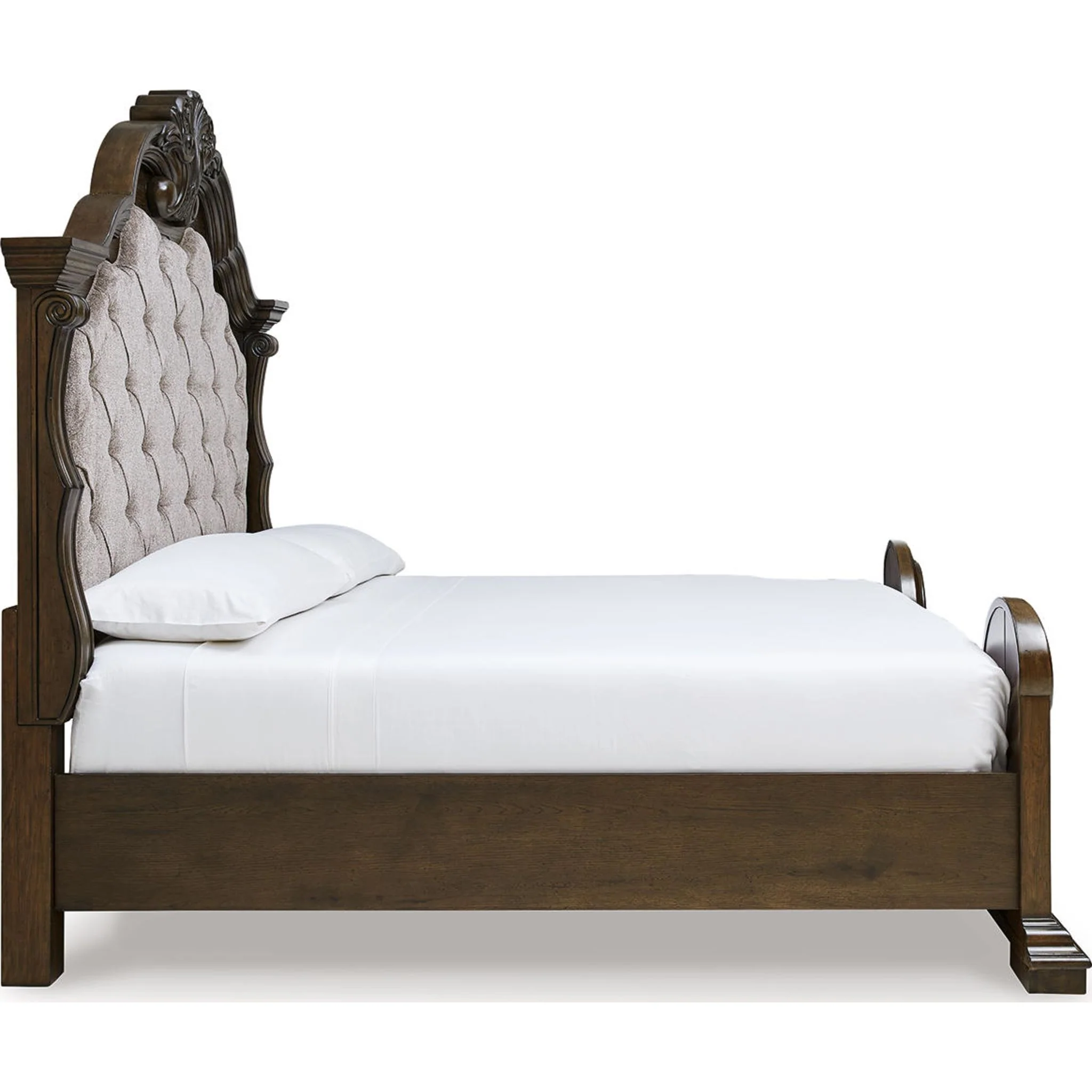 Maylee Panel Bed - Dark Brown - Image 10