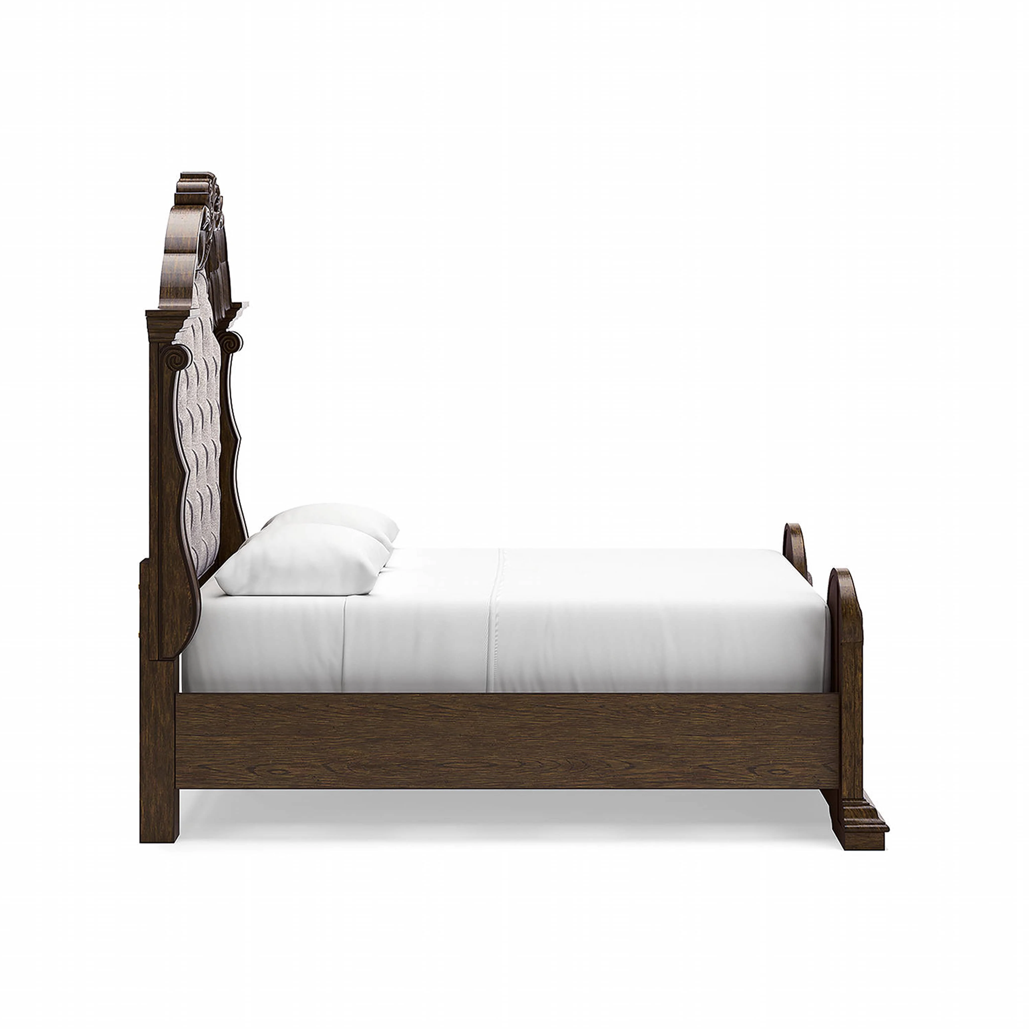 Maylee Panel Bed - Dark Brown - Image 11