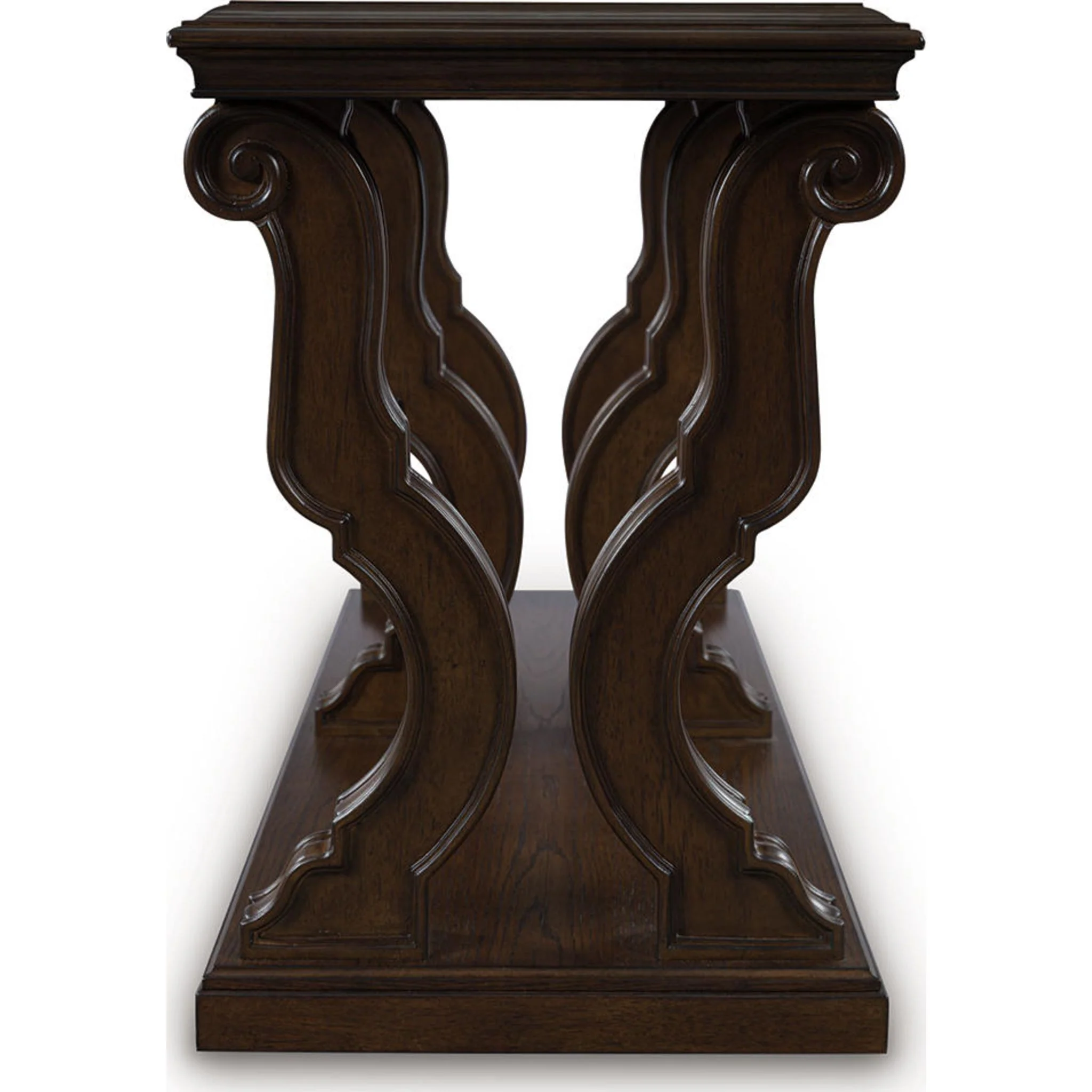 Maylee Sofa Table - Dark Brown - Image 4
