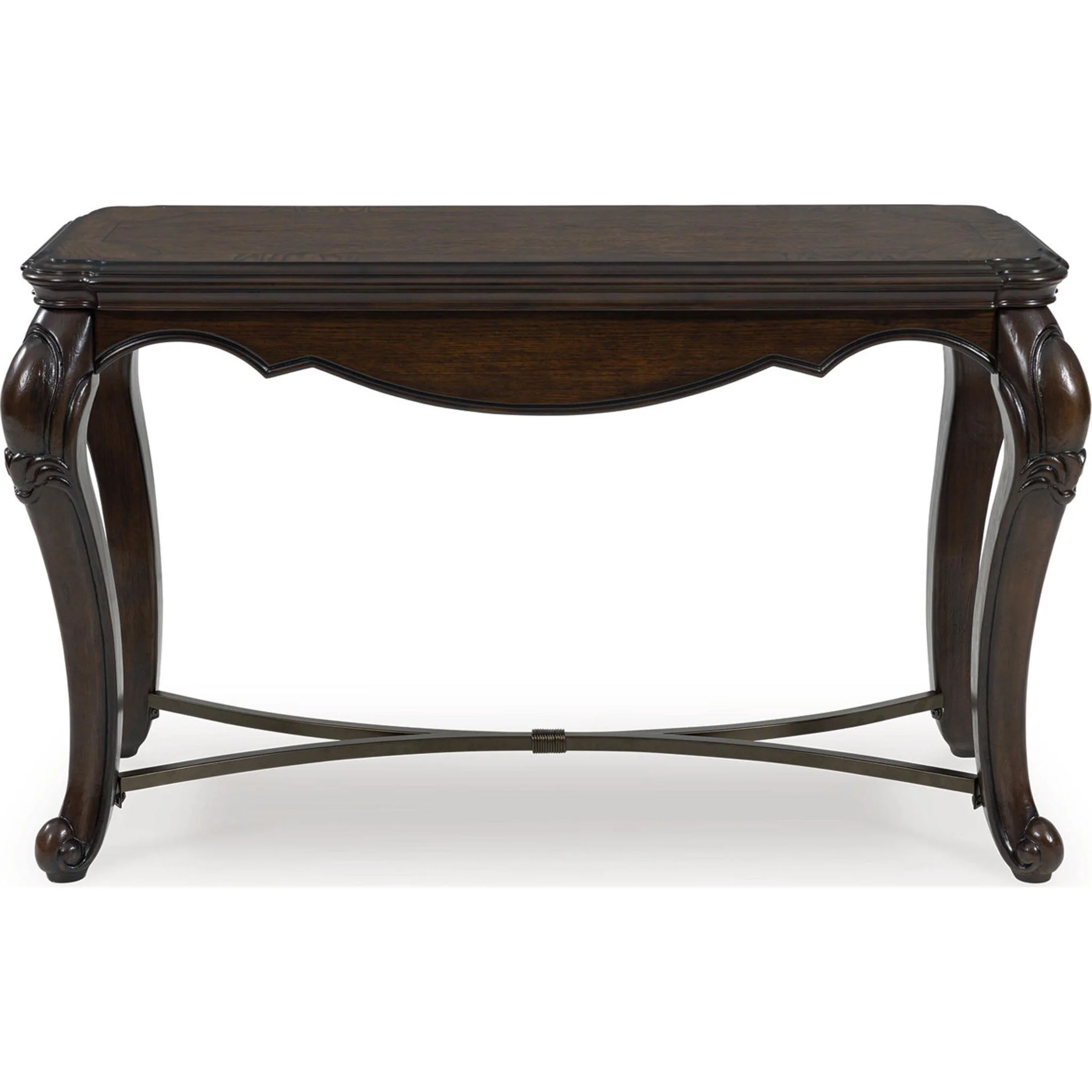 Maylee Sofa Table - Dark Brown - Image 2