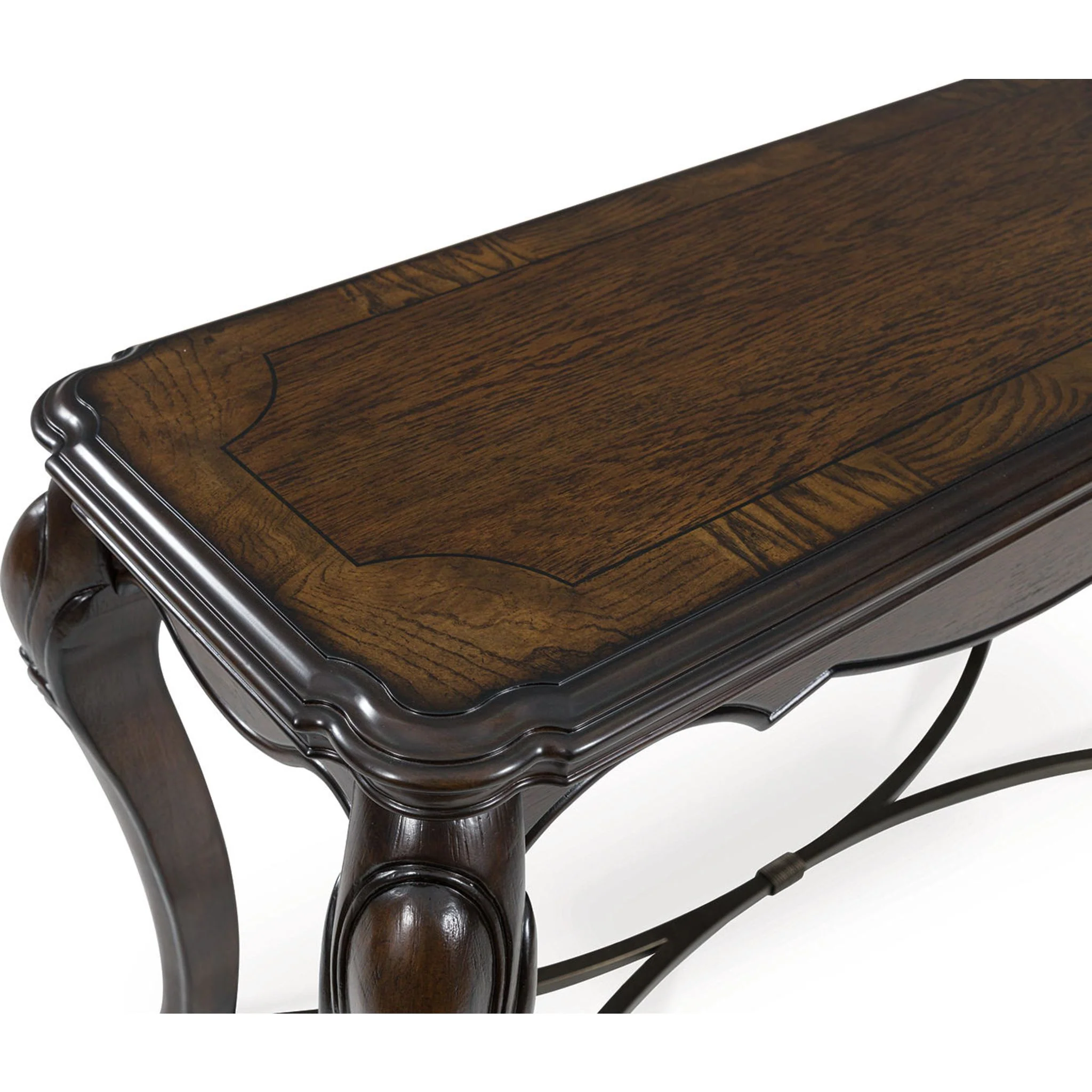 Maylee Sofa Table - Dark Brown - Image 3